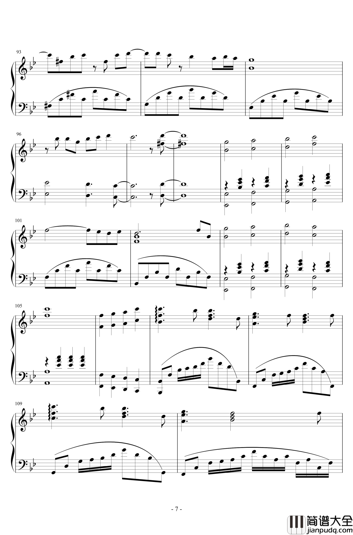 相遇天使钢琴谱_天使にふれたよ_轻音少女