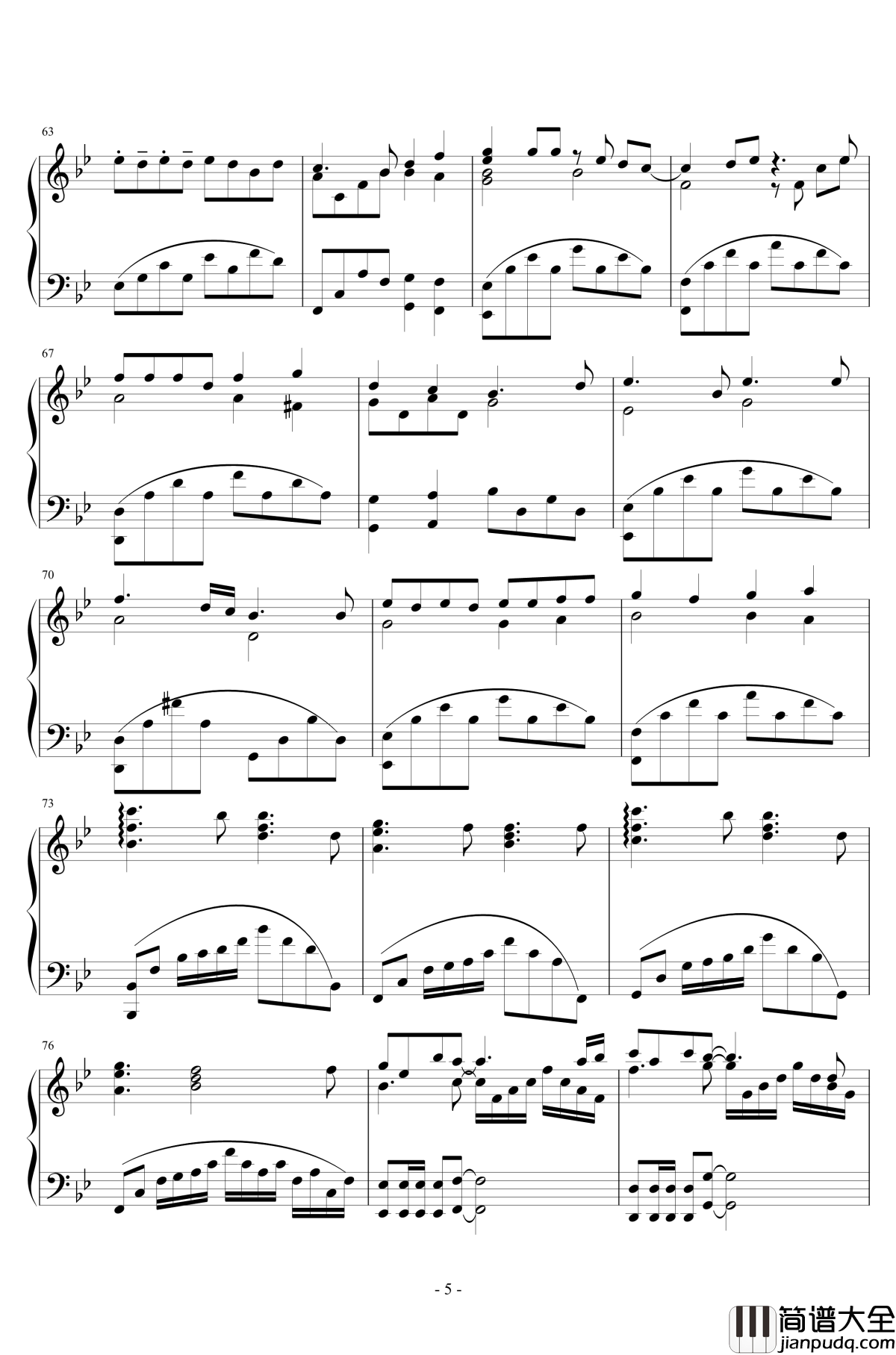 相遇天使钢琴谱_天使にふれたよ_轻音少女