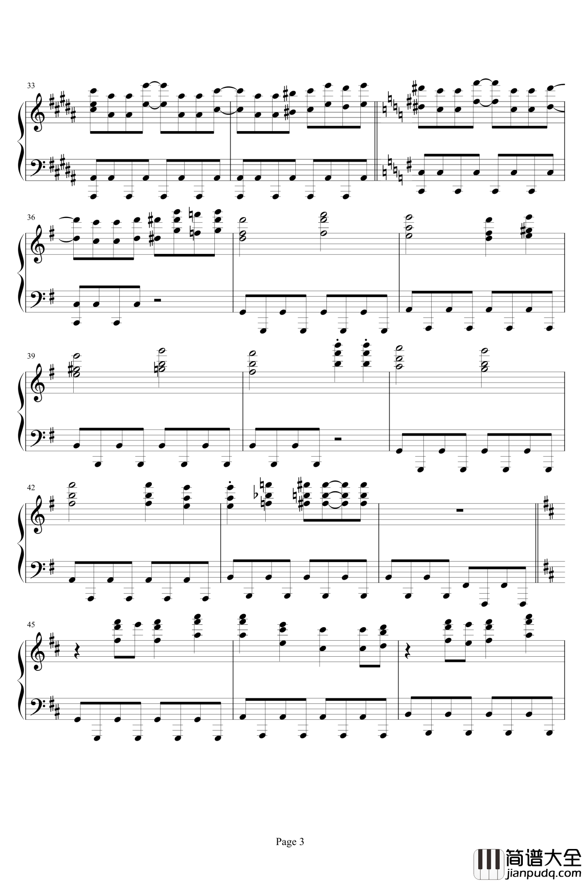 凹凸世界三部曲钢琴谱_Kyle_Xian