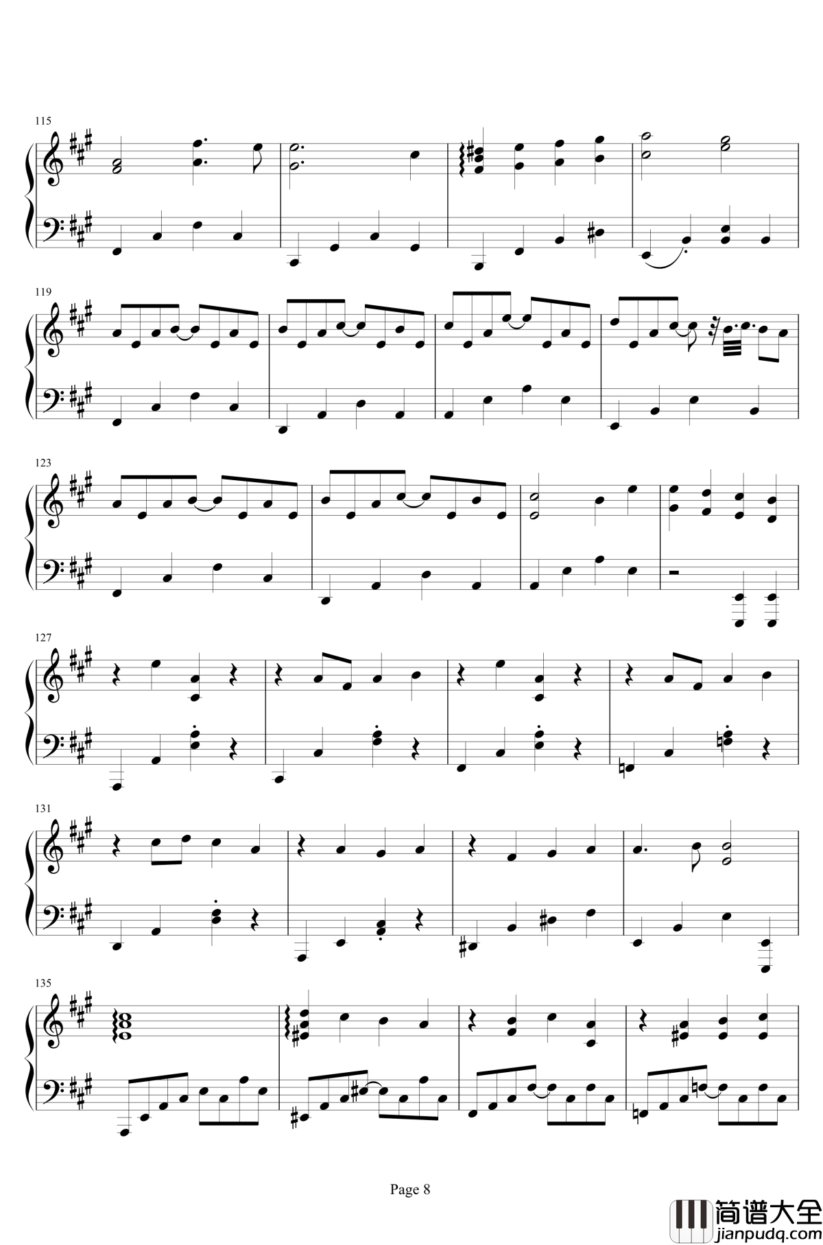 凹凸世界三部曲钢琴谱_Kyle_Xian