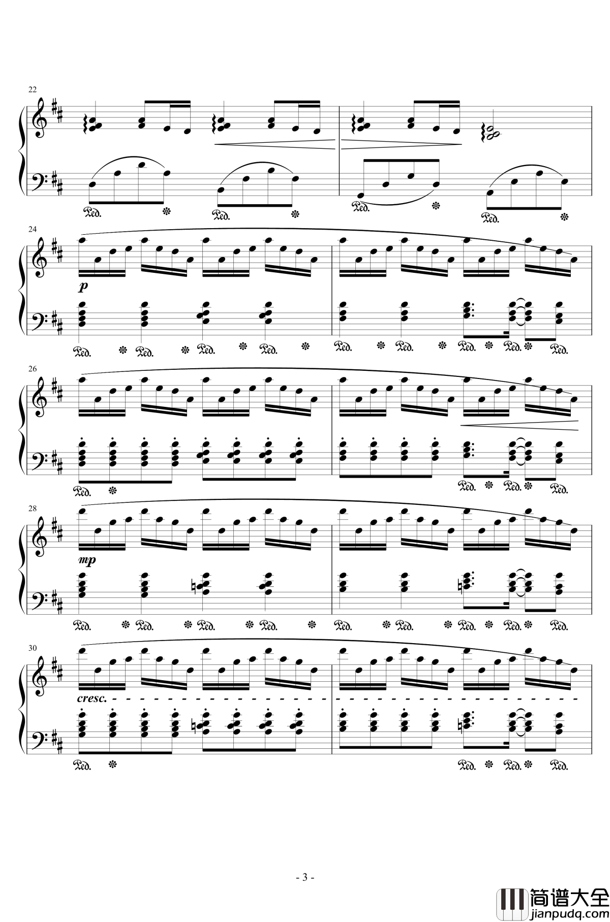 菊次郎的夏天钢琴谱_久石让