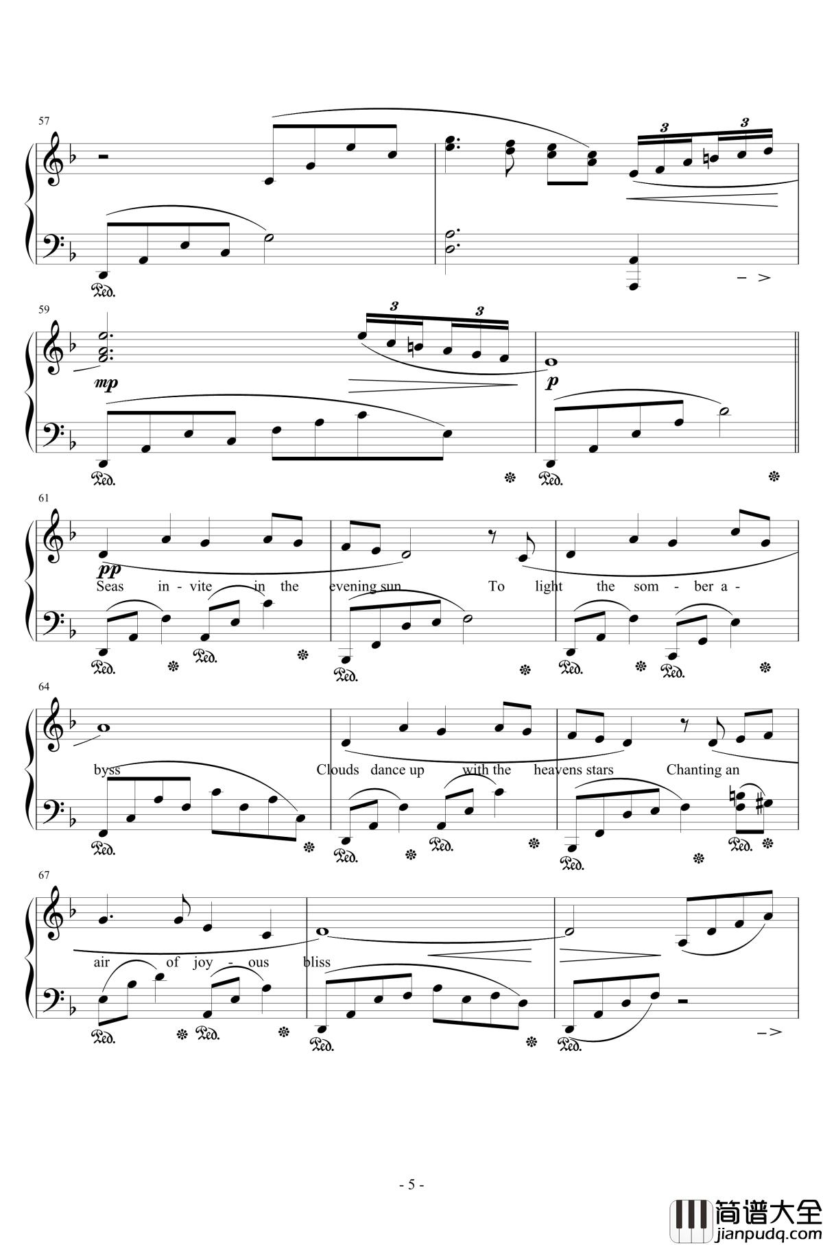 Distant_Worlds钢琴谱_遥远的世界_植松伸夫