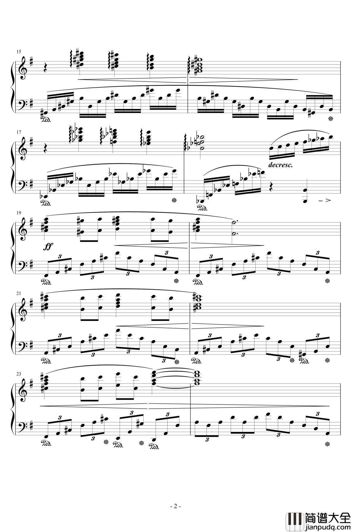 Distant_Worlds钢琴谱_遥远的世界_植松伸夫