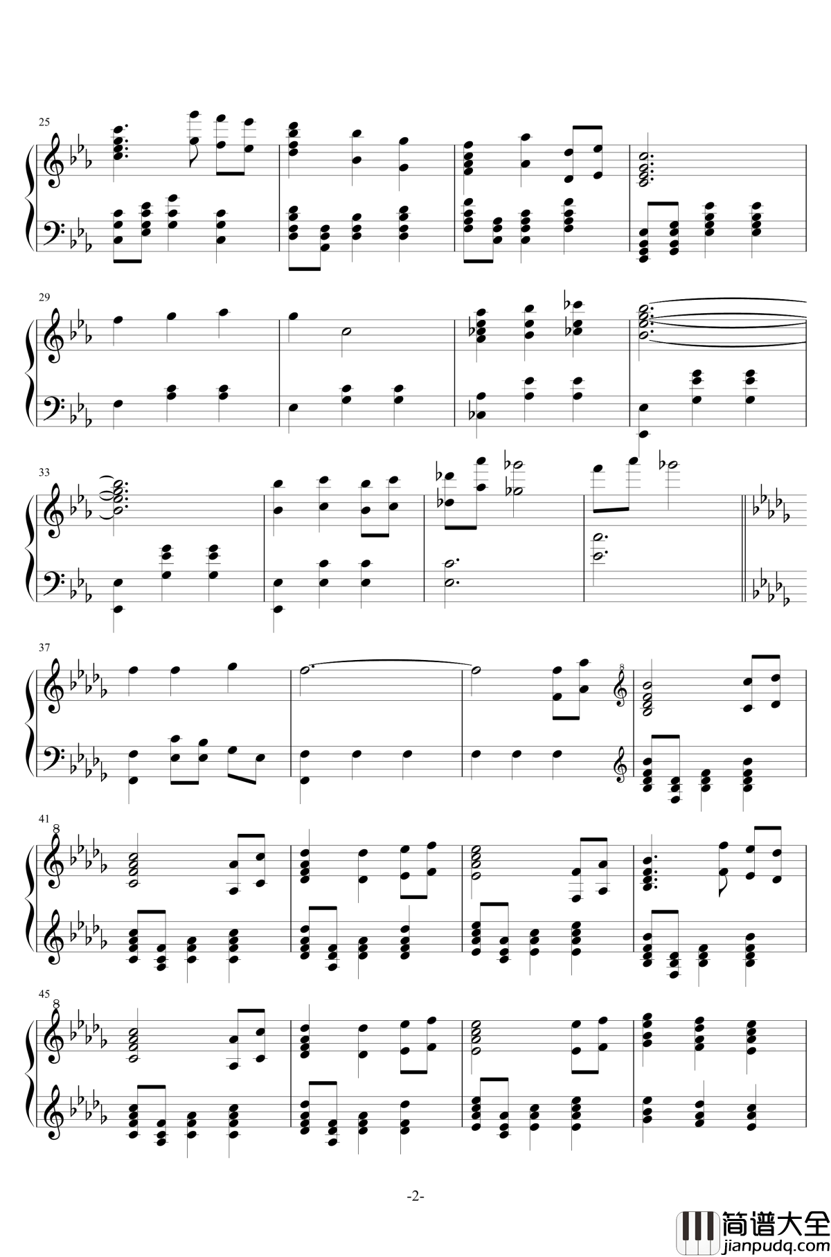 丑小鸭The_Ugly_Duck钢琴谱_跳舞的线Dancing_Line