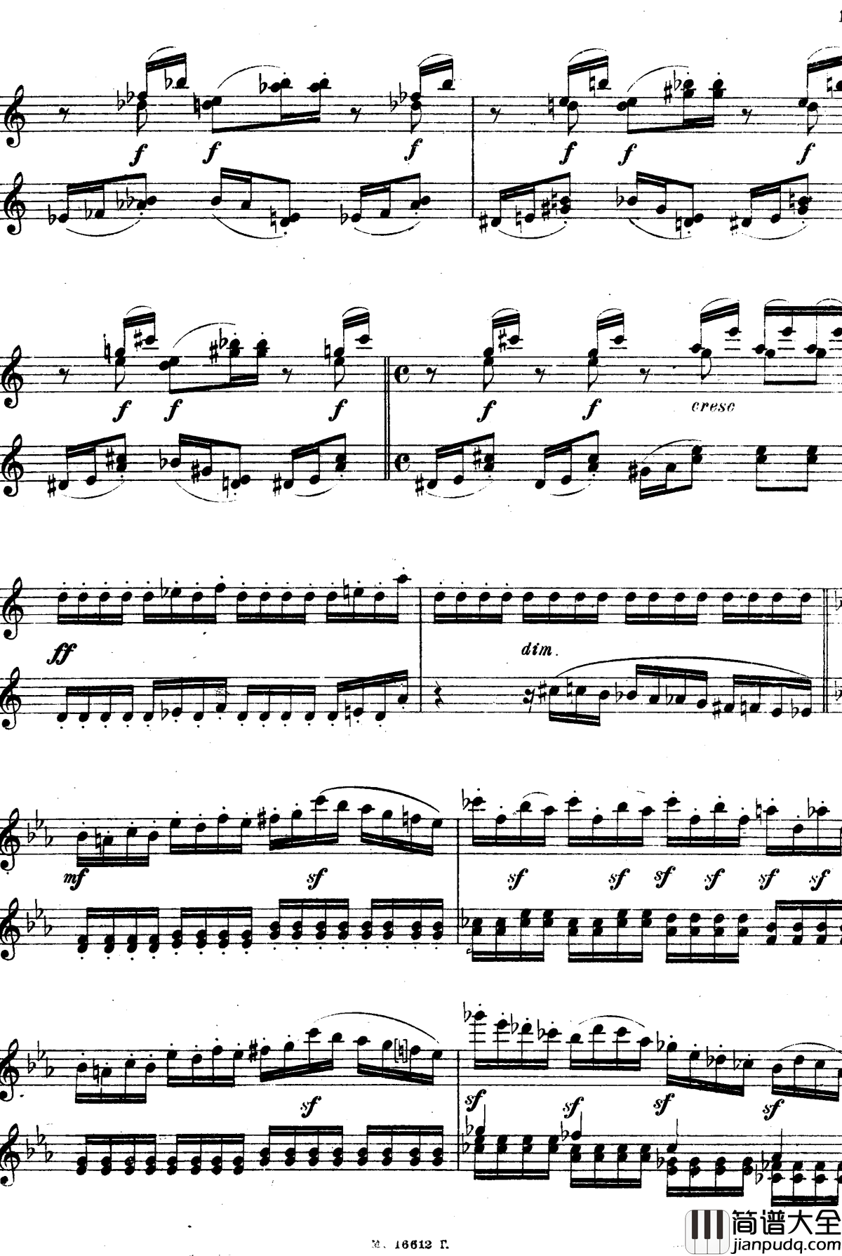 图画展览会钢琴谱_穆索尔斯基