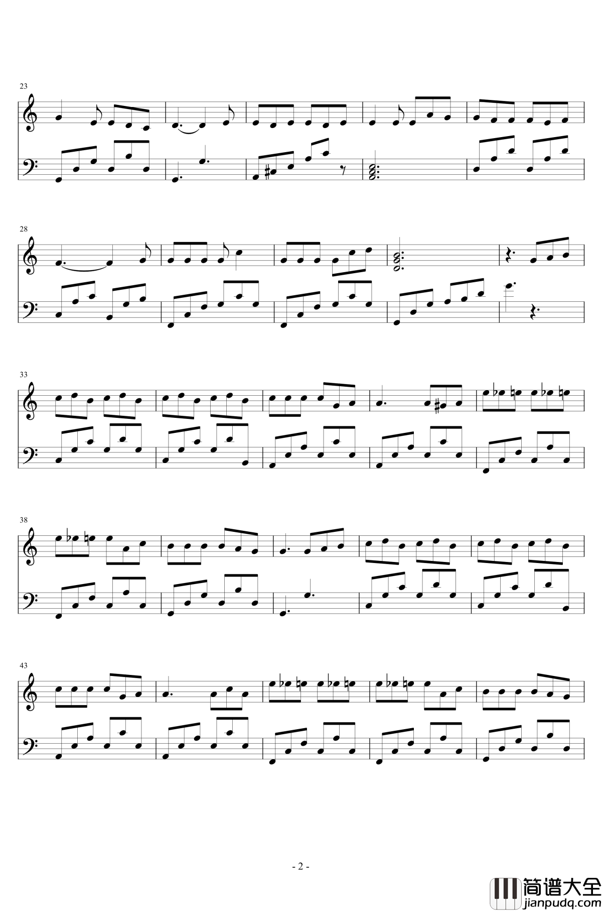 小半钢琴谱_偶像练习生独奏版_陈粒