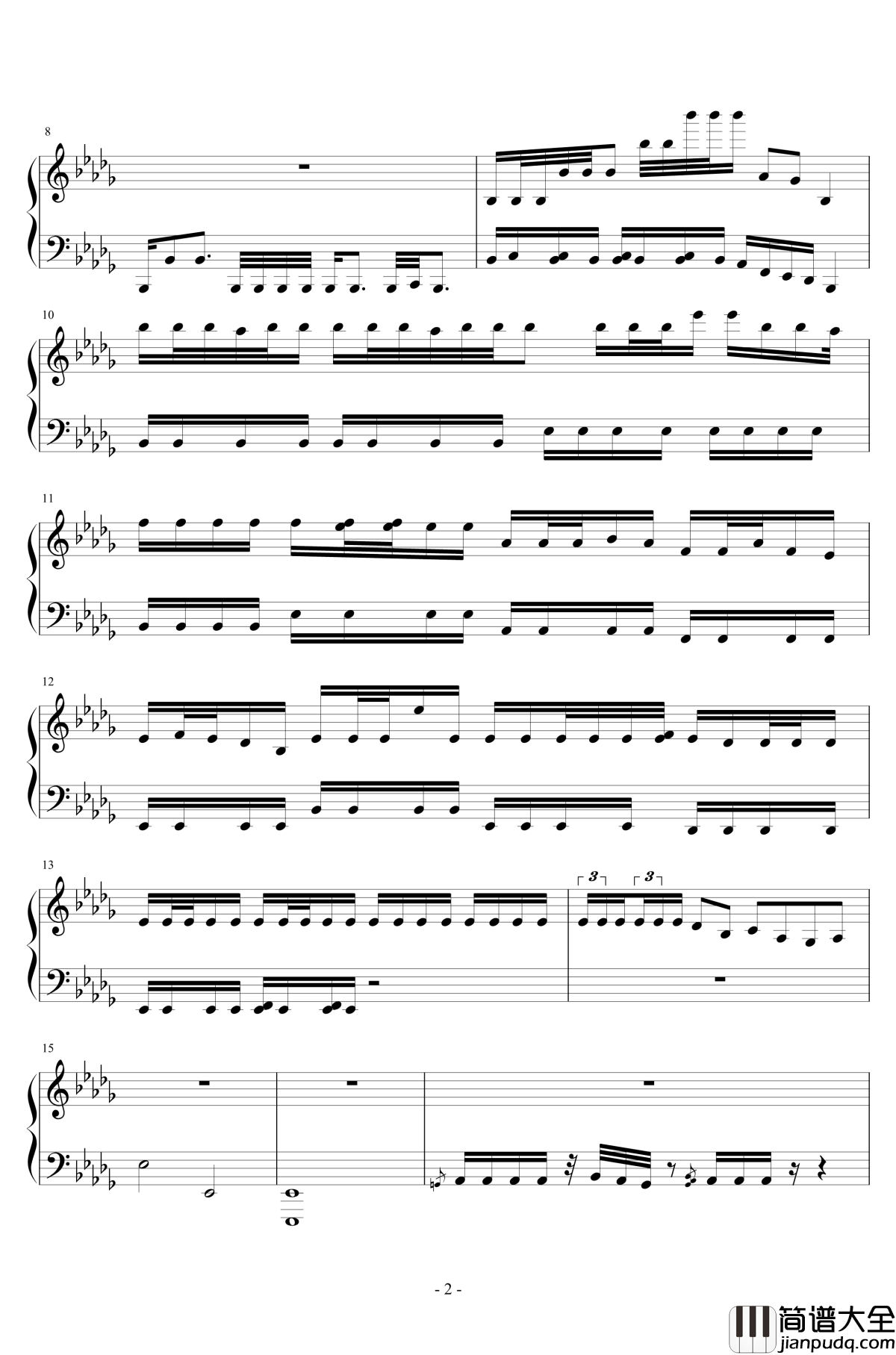 钢琴练习曲第2号_钢琴谱_Etude_Nio.2_pltp20176211137