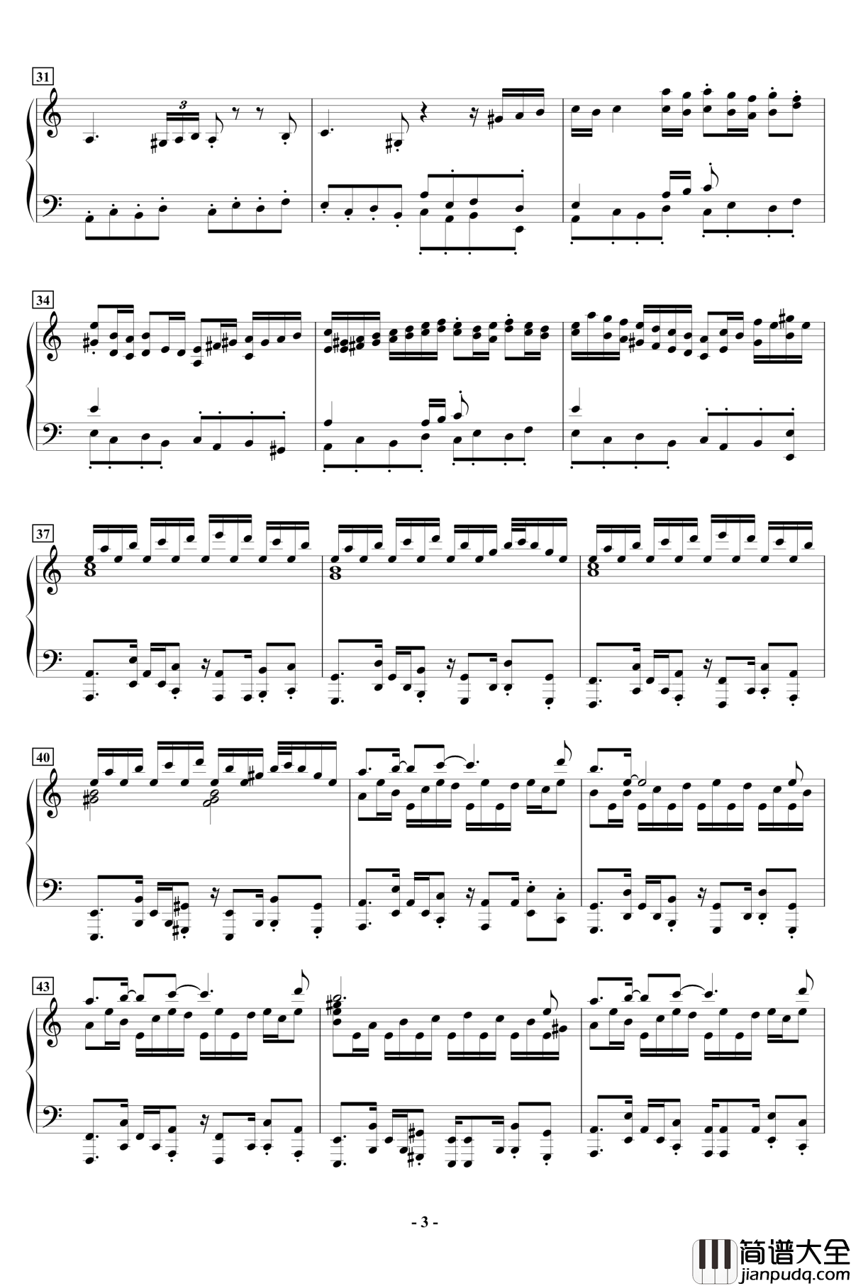 Theme_of_the_Last_Time_Trave钢琴谱l_西浦智仁