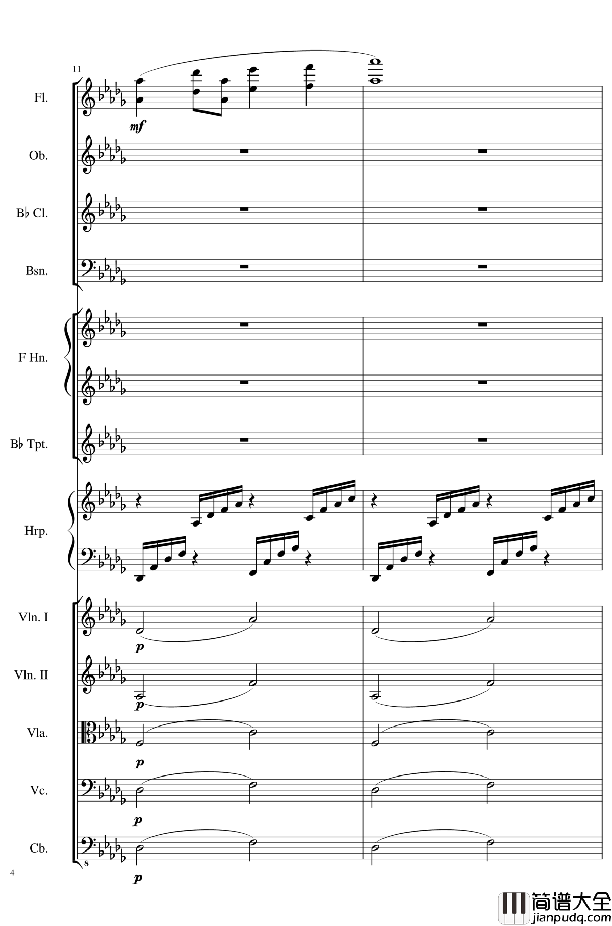 Clair_de_lune,_Op.109钢琴谱_一个球