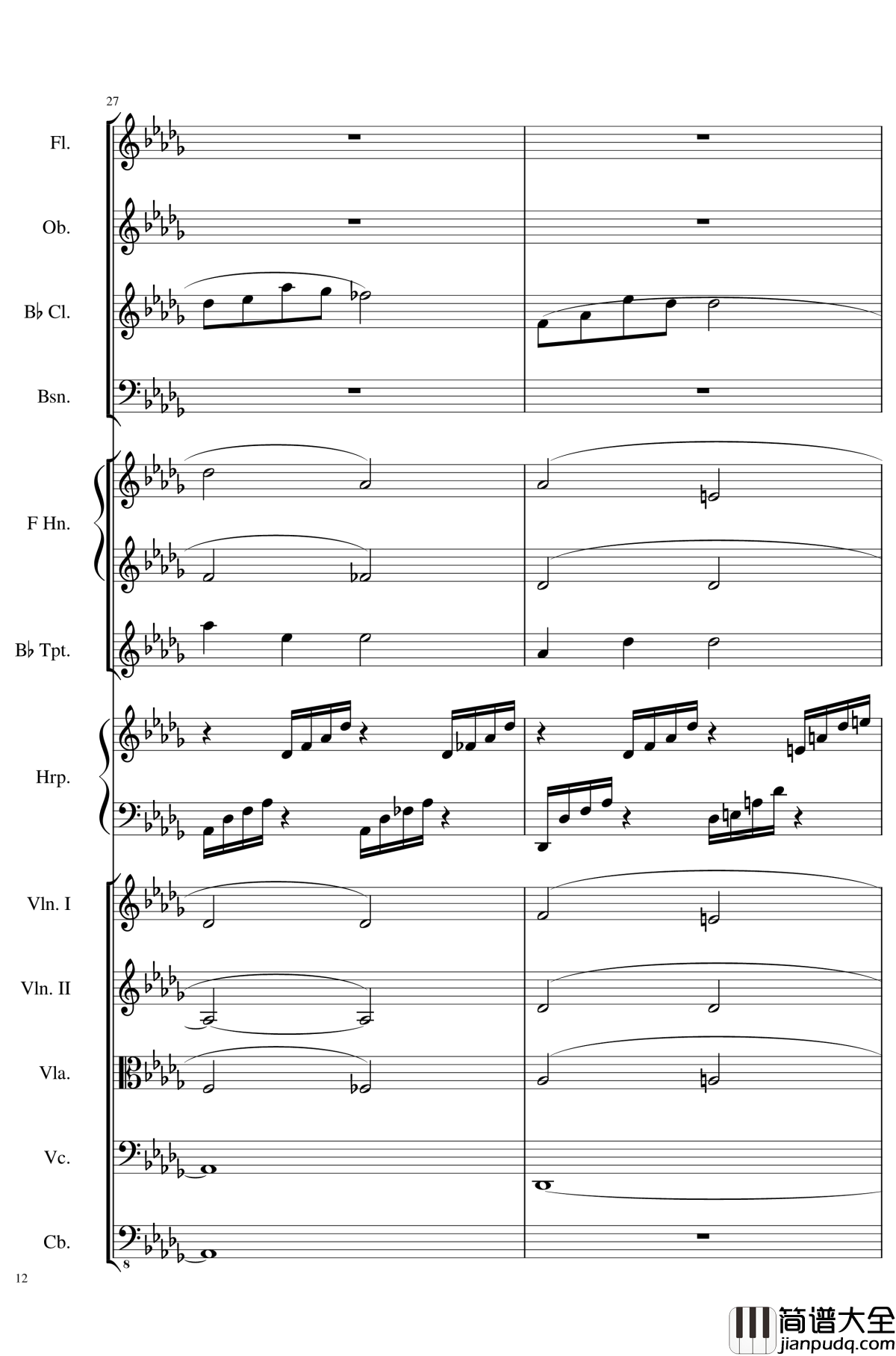 Clair_de_lune,_Op.109钢琴谱_一个球