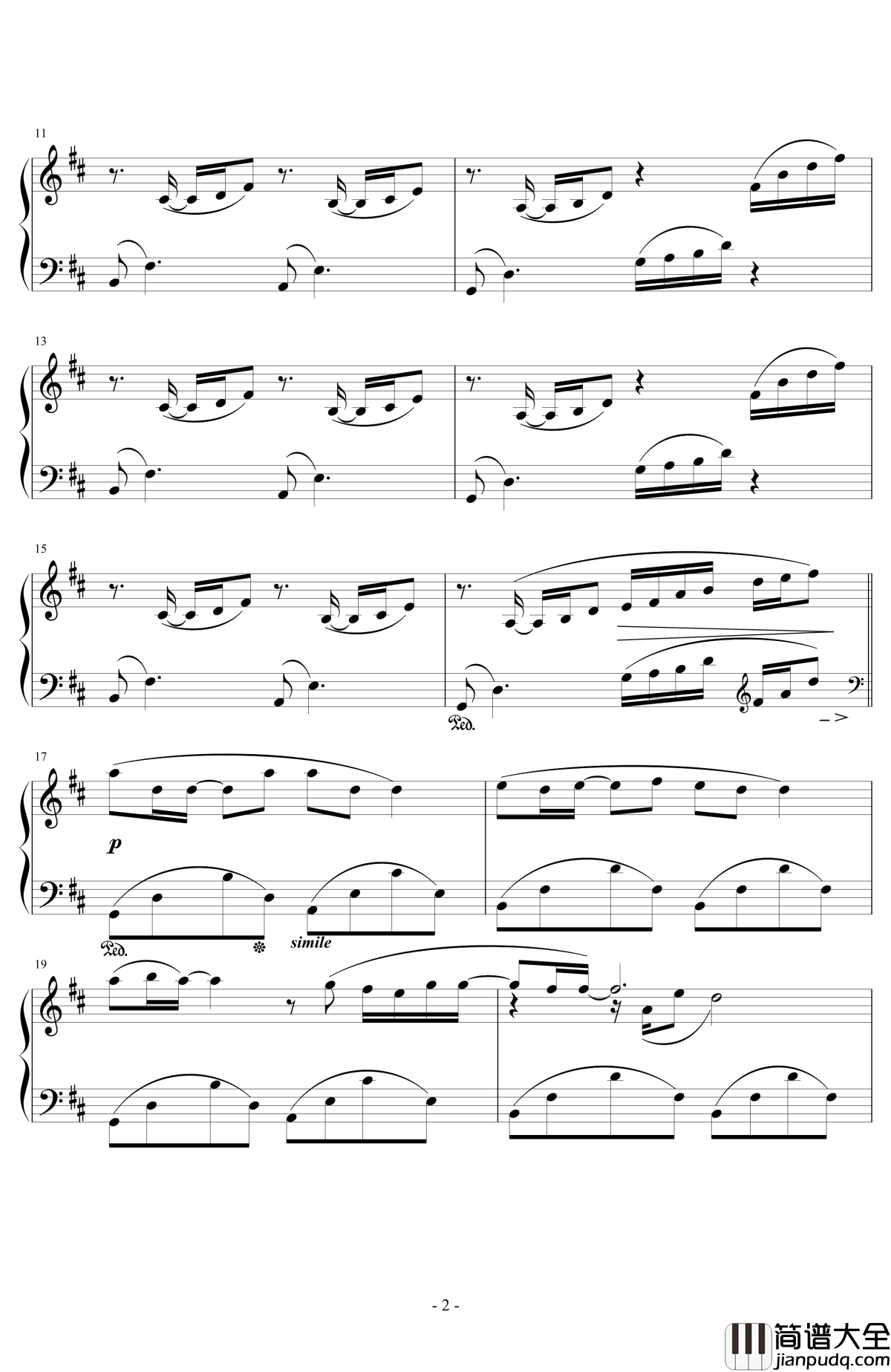 Eternal_Love钢琴谱_最终幻想13插曲_浜涡正志