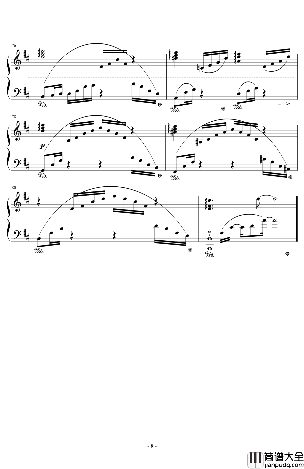 Eternal_Love钢琴谱_最终幻想13插曲_浜涡正志