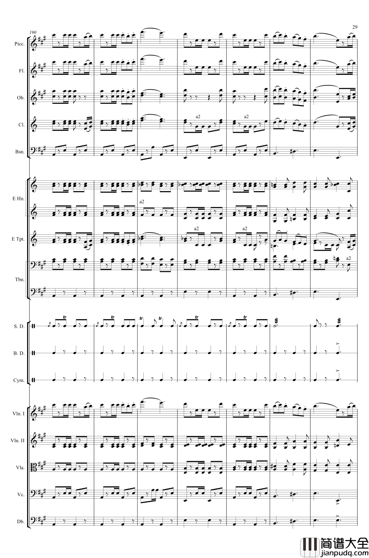 轻骑兵序曲钢琴谱_Franz_von_Suppe