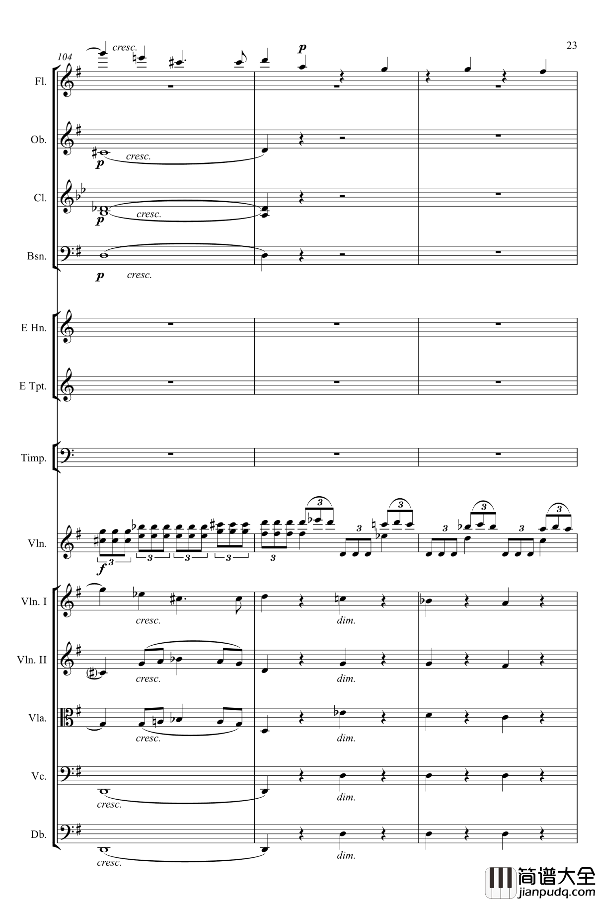 e小调小提琴协奏曲Op.64钢琴谱_第一乐章_门德尔松