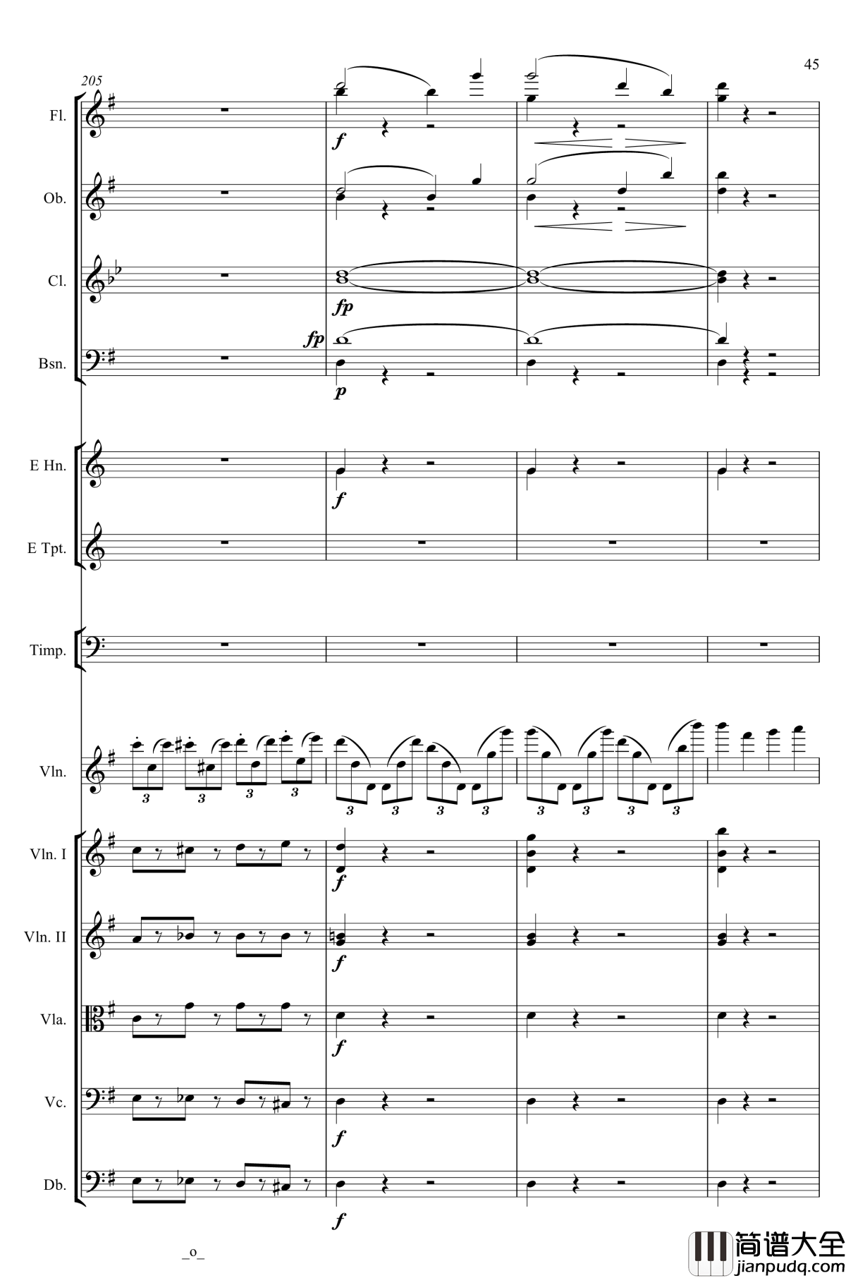 e小调小提琴协奏曲Op.64钢琴谱_第一乐章_门德尔松