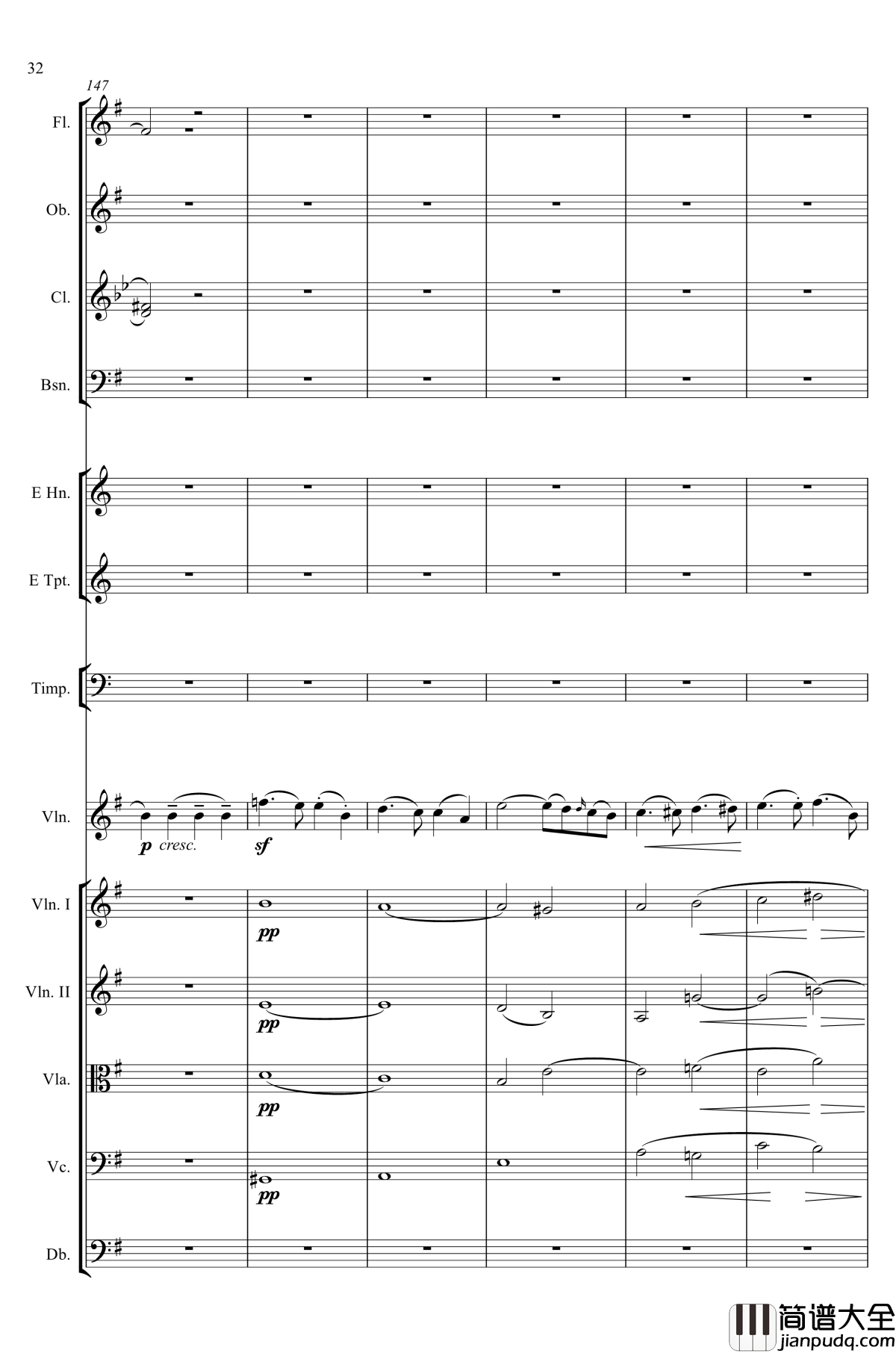 e小调小提琴协奏曲Op.64钢琴谱_第一乐章_门德尔松