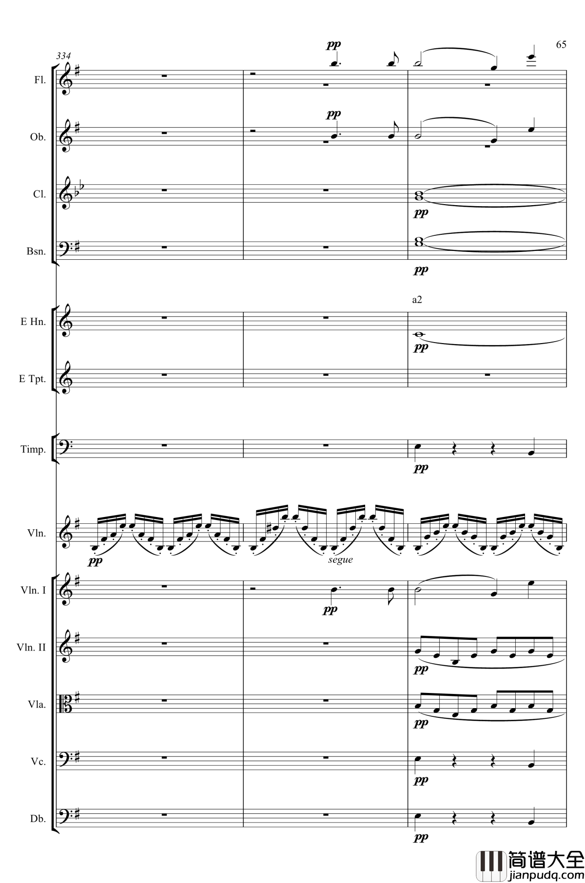 e小调小提琴协奏曲Op.64钢琴谱_第一乐章_门德尔松