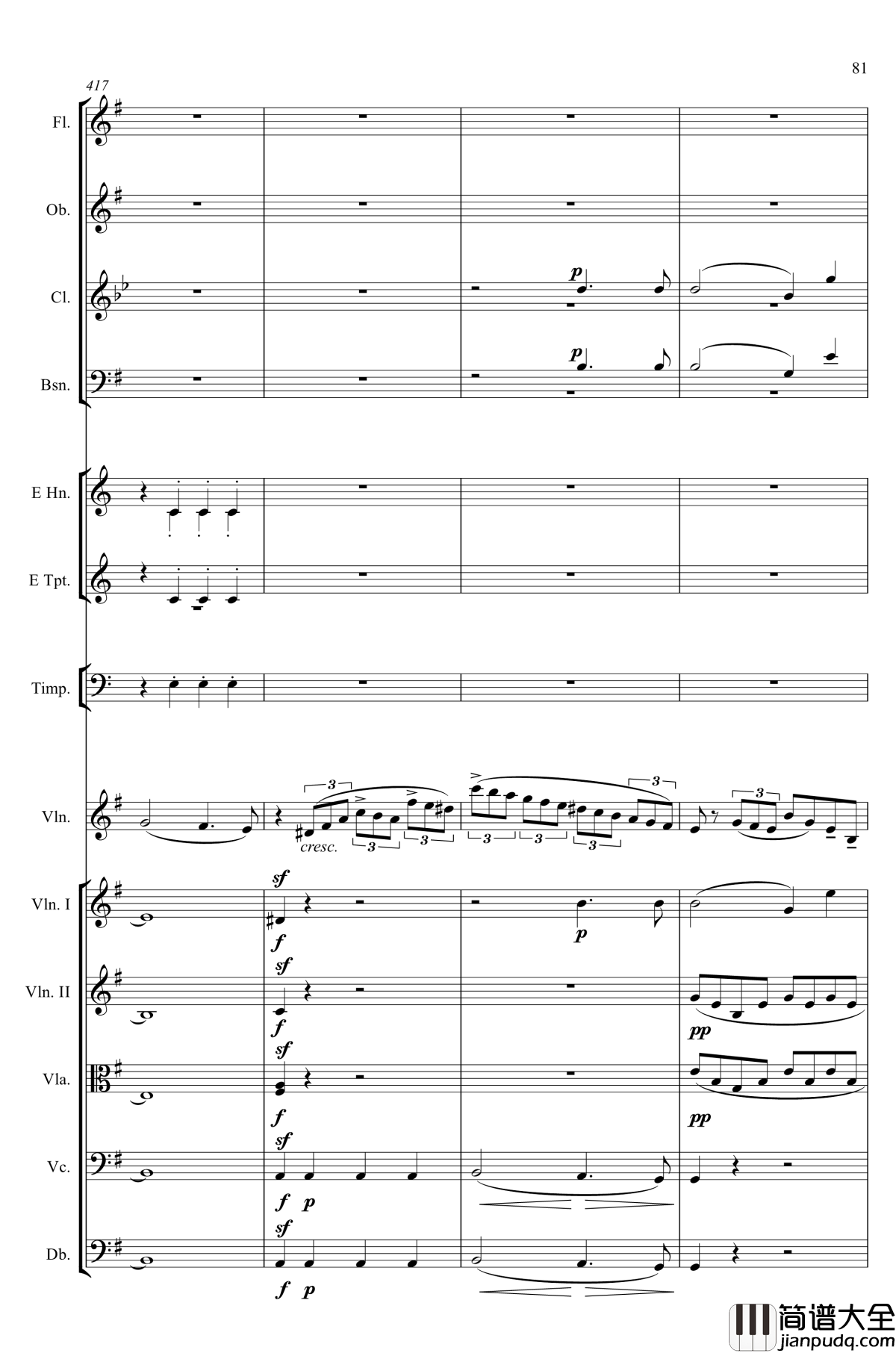 e小调小提琴协奏曲Op.64钢琴谱_第一乐章_门德尔松