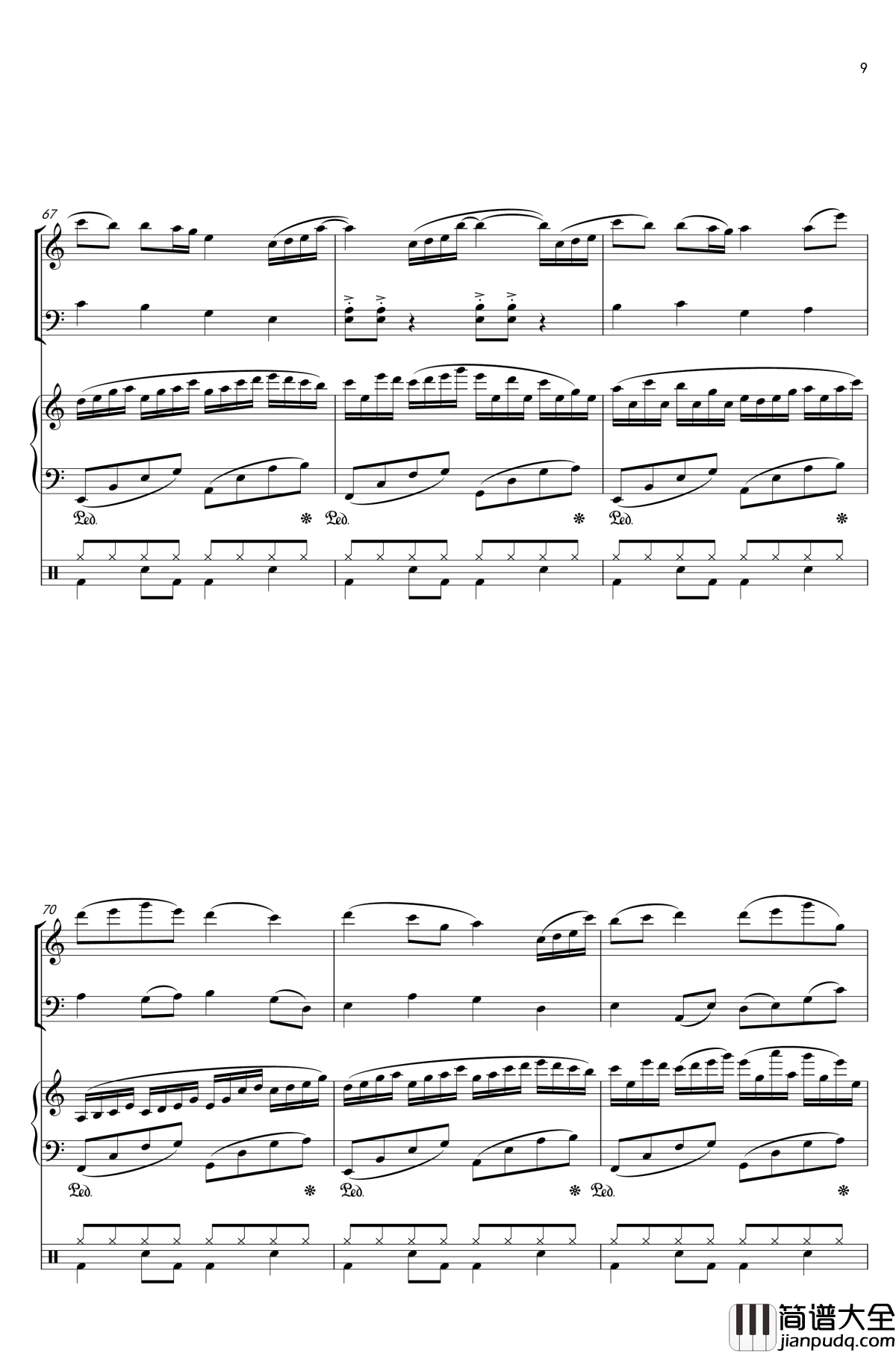 April钢琴谱_DarkSpirit