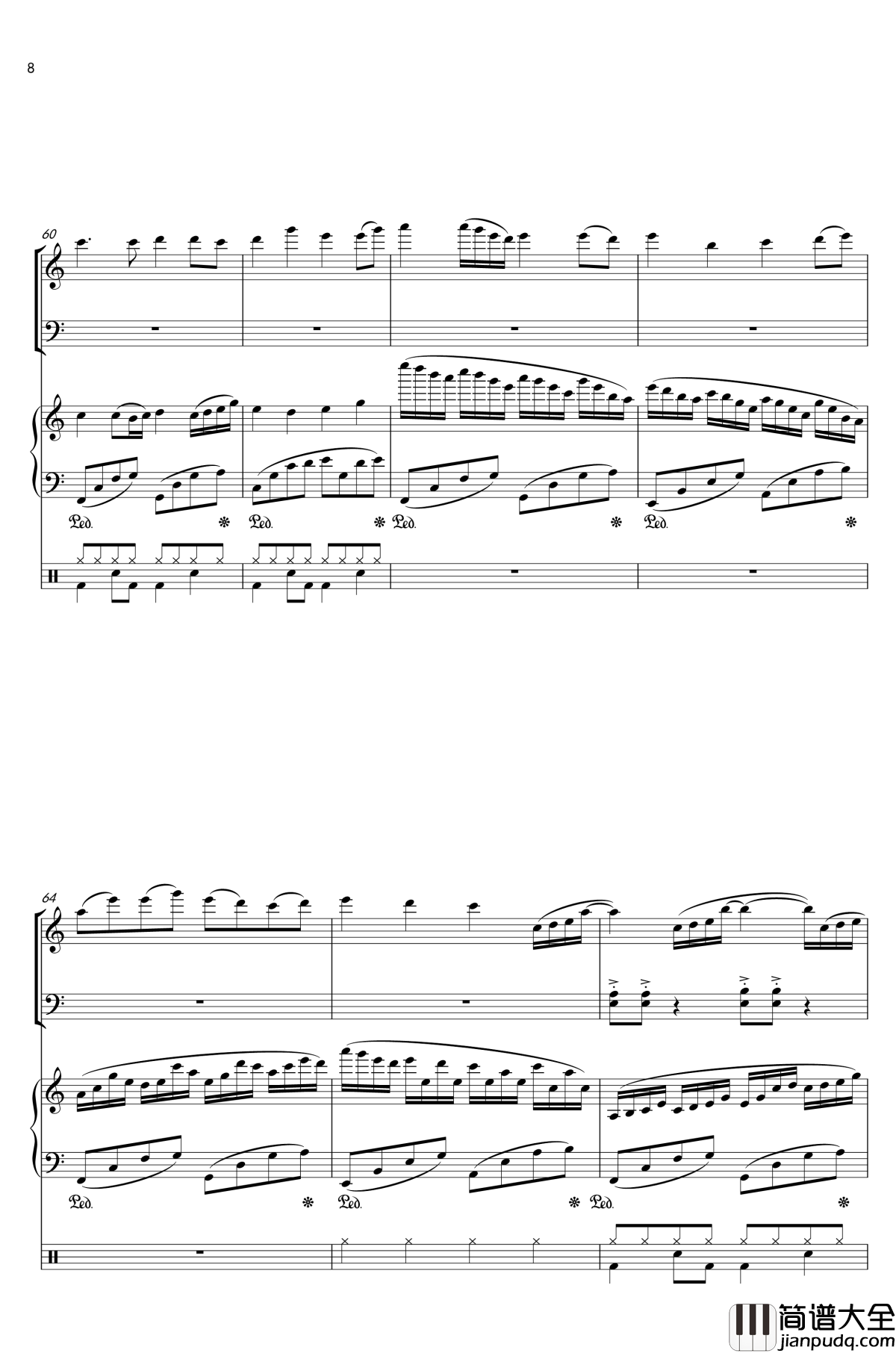 April钢琴谱_DarkSpirit