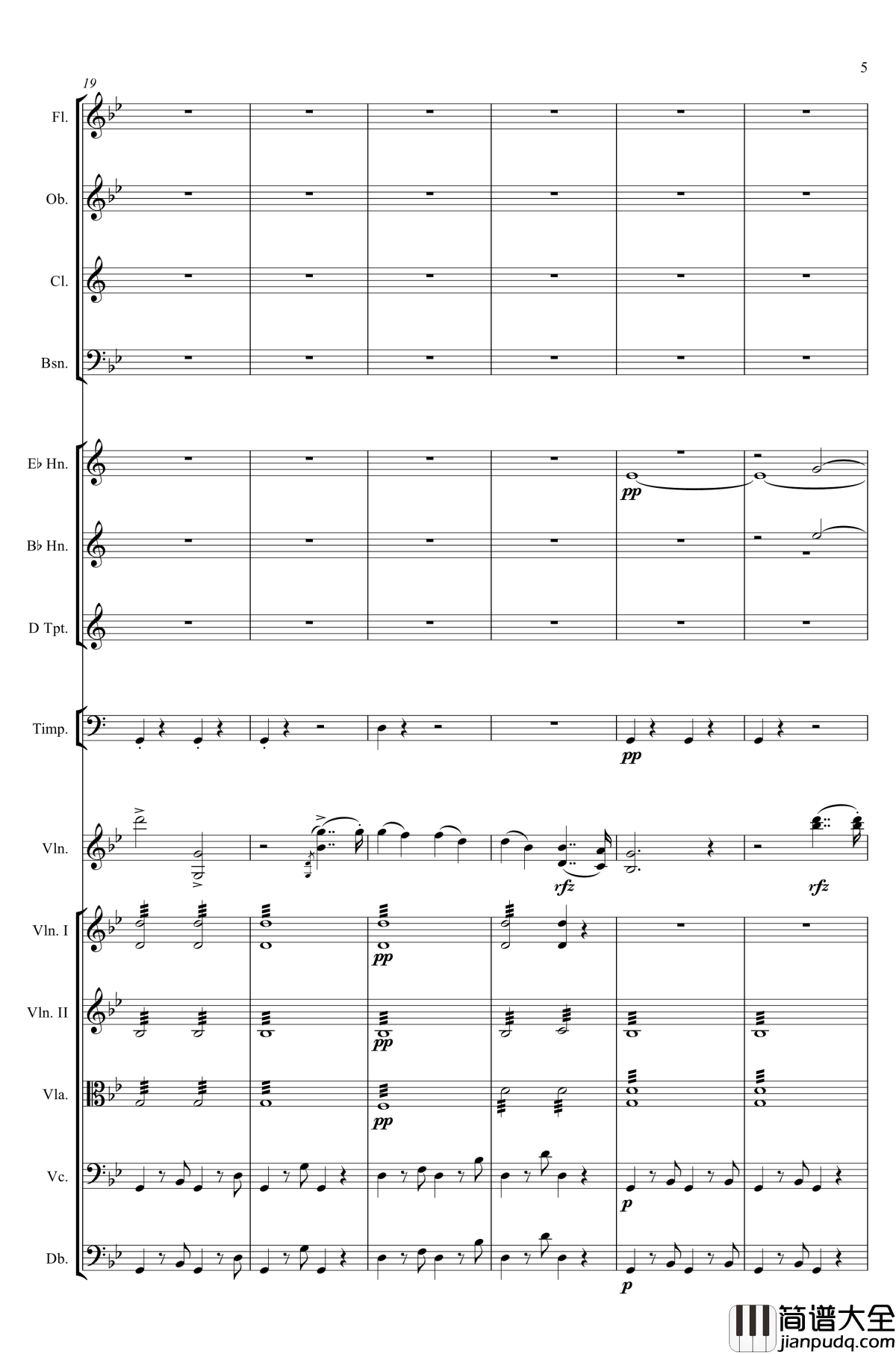 g小调第1小提琴协奏曲Op.26钢琴谱_第一乐章_Max_Bruch