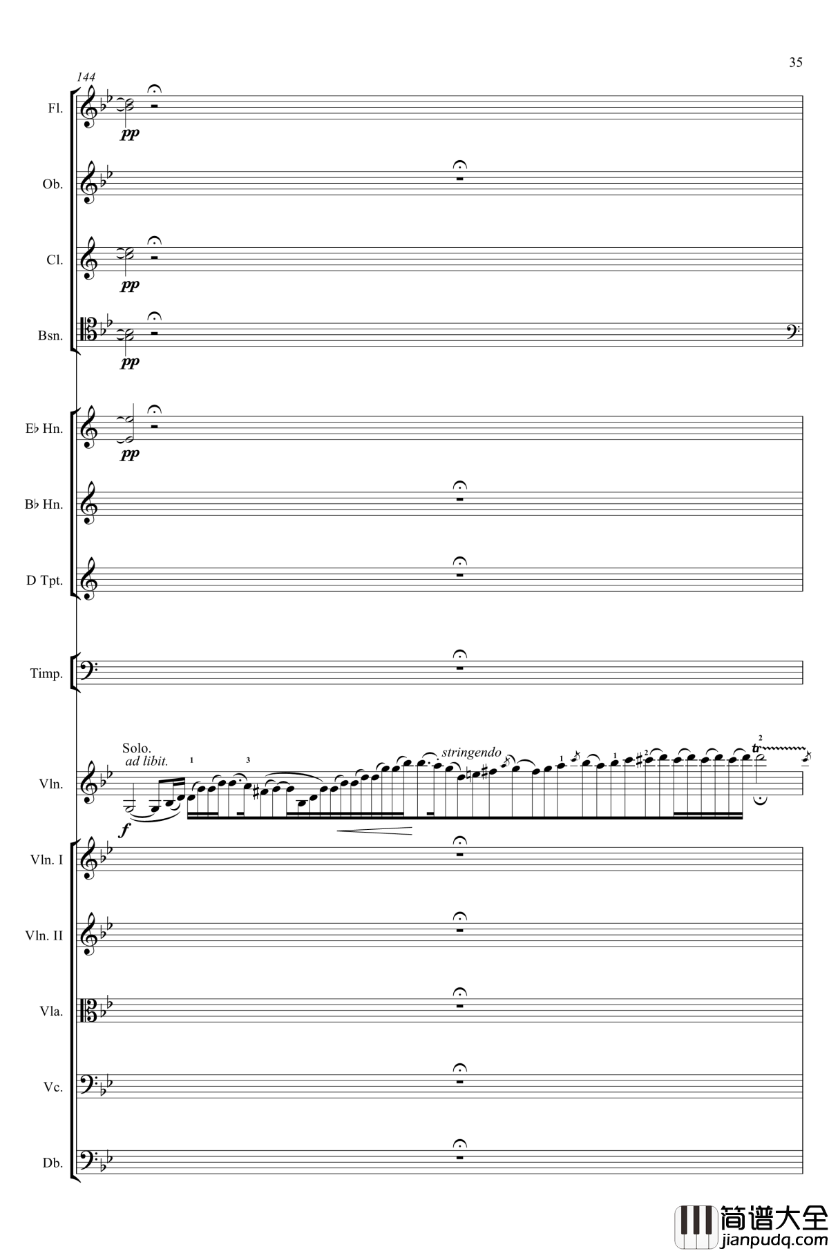 g小调第1小提琴协奏曲Op.26钢琴谱_第一乐章_Max_Bruch