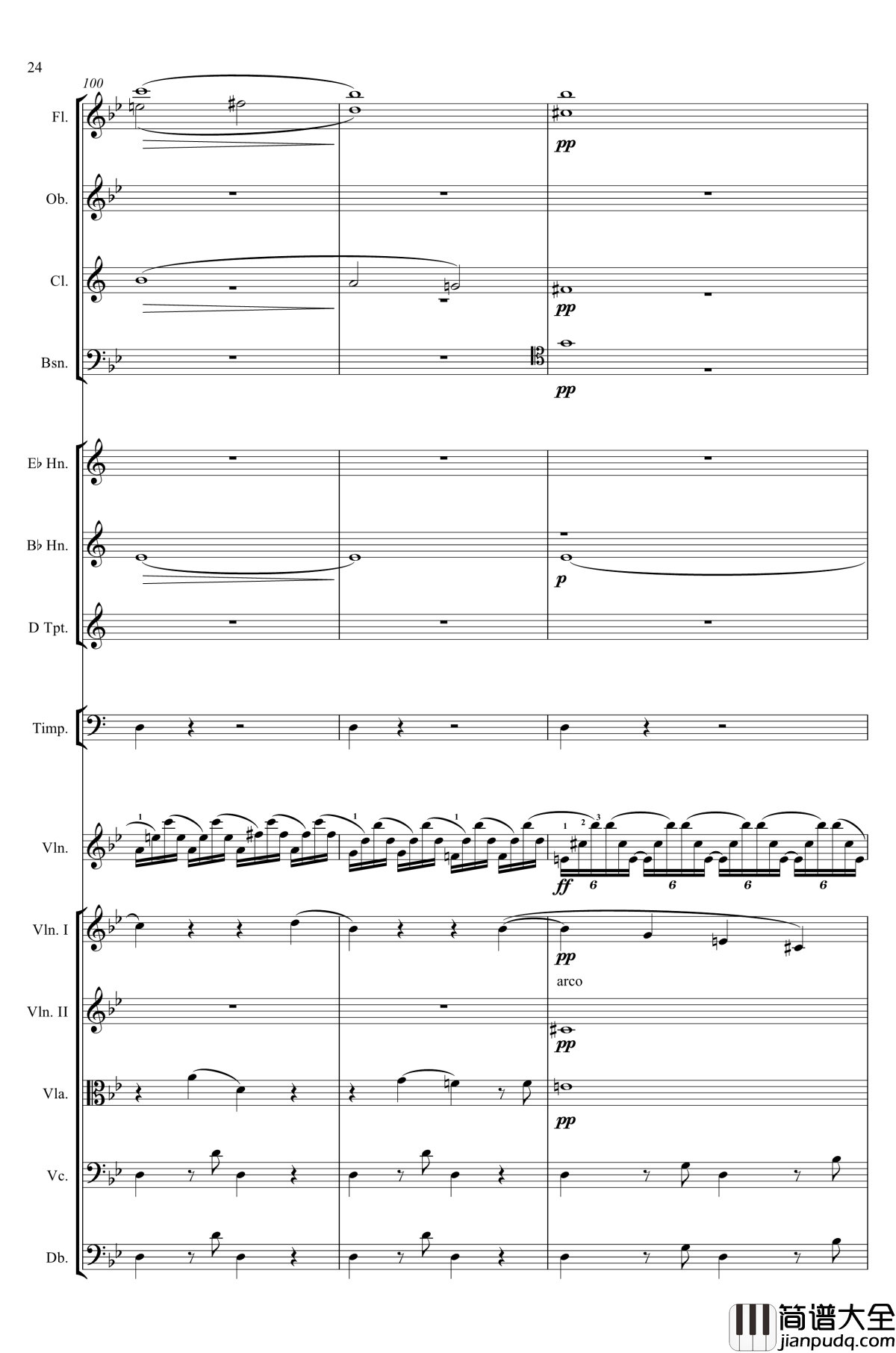 g小调第1小提琴协奏曲Op.26钢琴谱_第一乐章_Max_Bruch