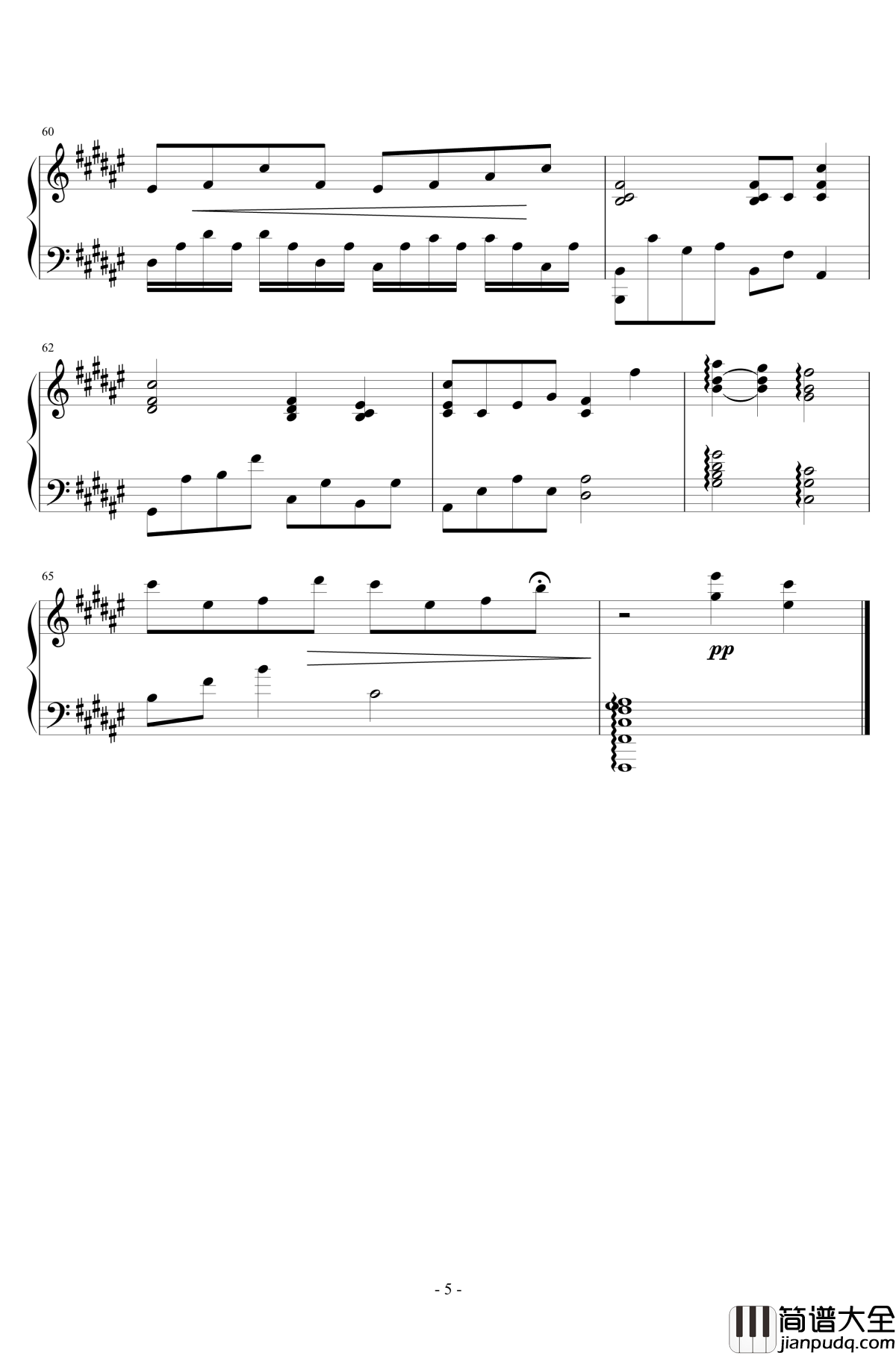 如果你爱我钢琴谱_完美live版_曹轩宾