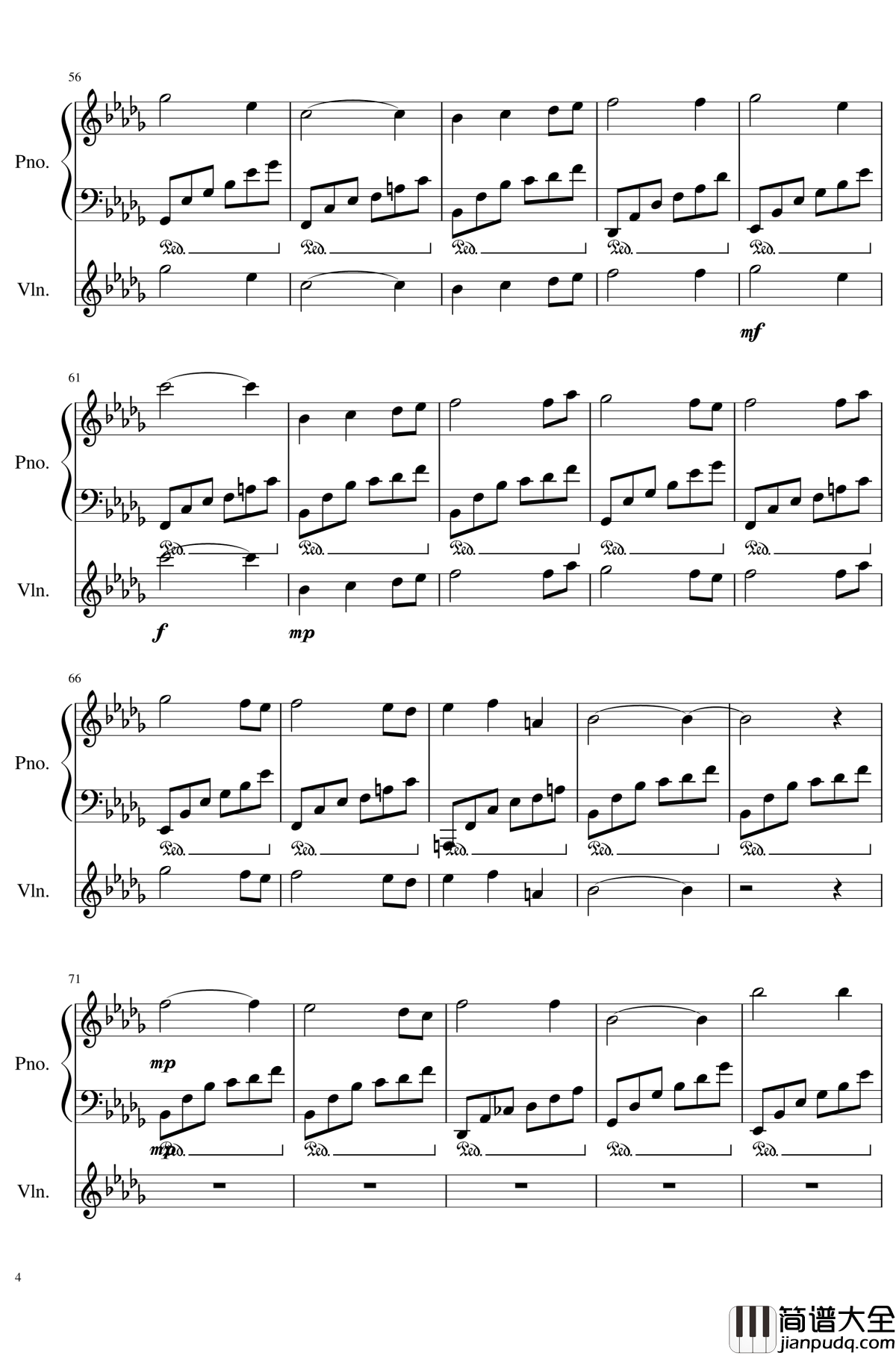 Op.2_2钢琴谱_黎明_SunnyAK47