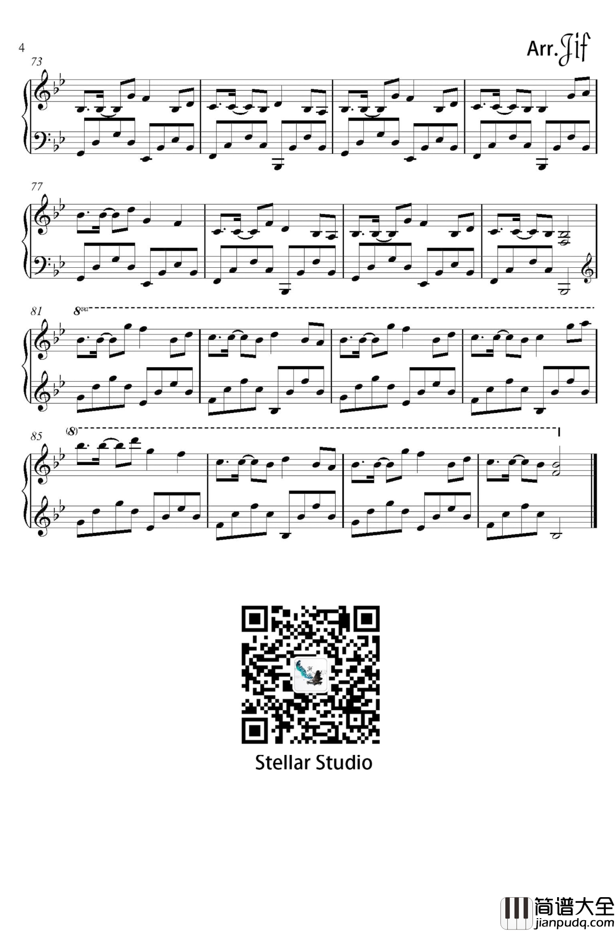 Way_Back_Home钢琴谱_回家的路_Shaun_Reynolds