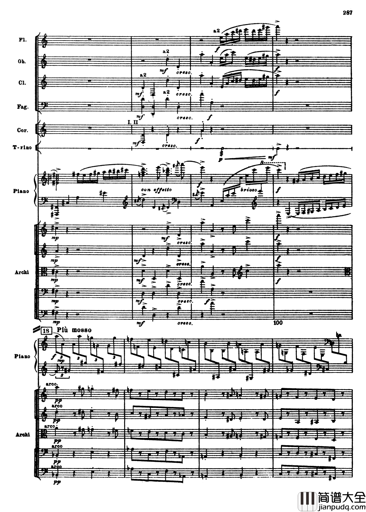 普罗科菲耶夫第三钢琴协奏曲钢琴谱_总谱_普罗科非耶夫