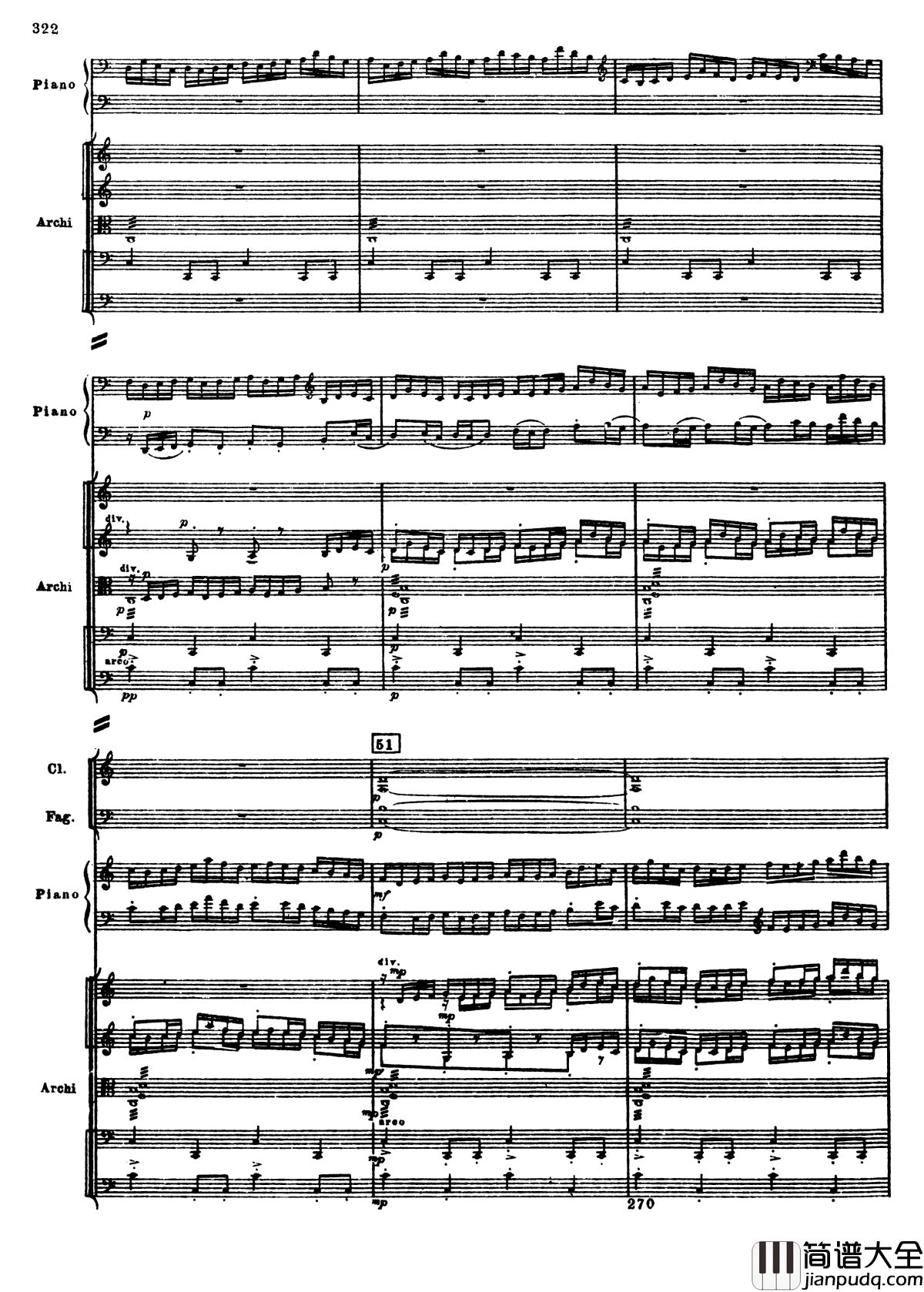 普罗科菲耶夫第三钢琴协奏曲钢琴谱_总谱_普罗科非耶夫