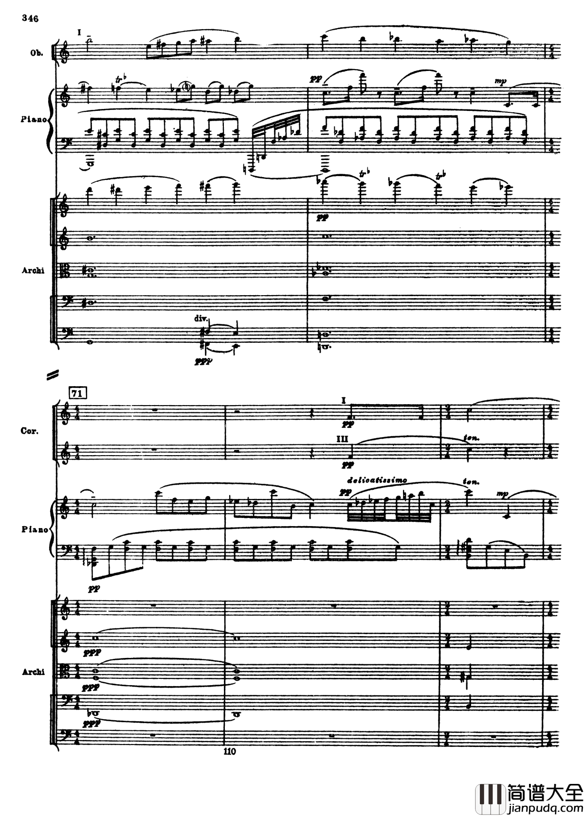 普罗科菲耶夫第三钢琴协奏曲钢琴谱_总谱_普罗科非耶夫