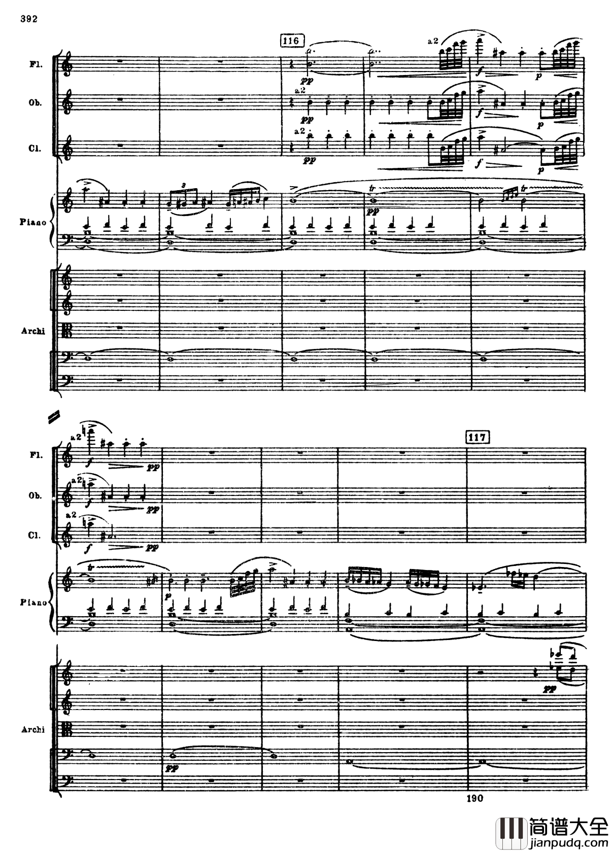 普罗科菲耶夫第三钢琴协奏曲钢琴谱_总谱_普罗科非耶夫