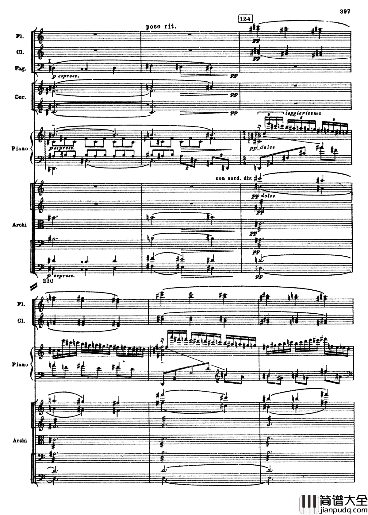 普罗科菲耶夫第三钢琴协奏曲钢琴谱_总谱_普罗科非耶夫