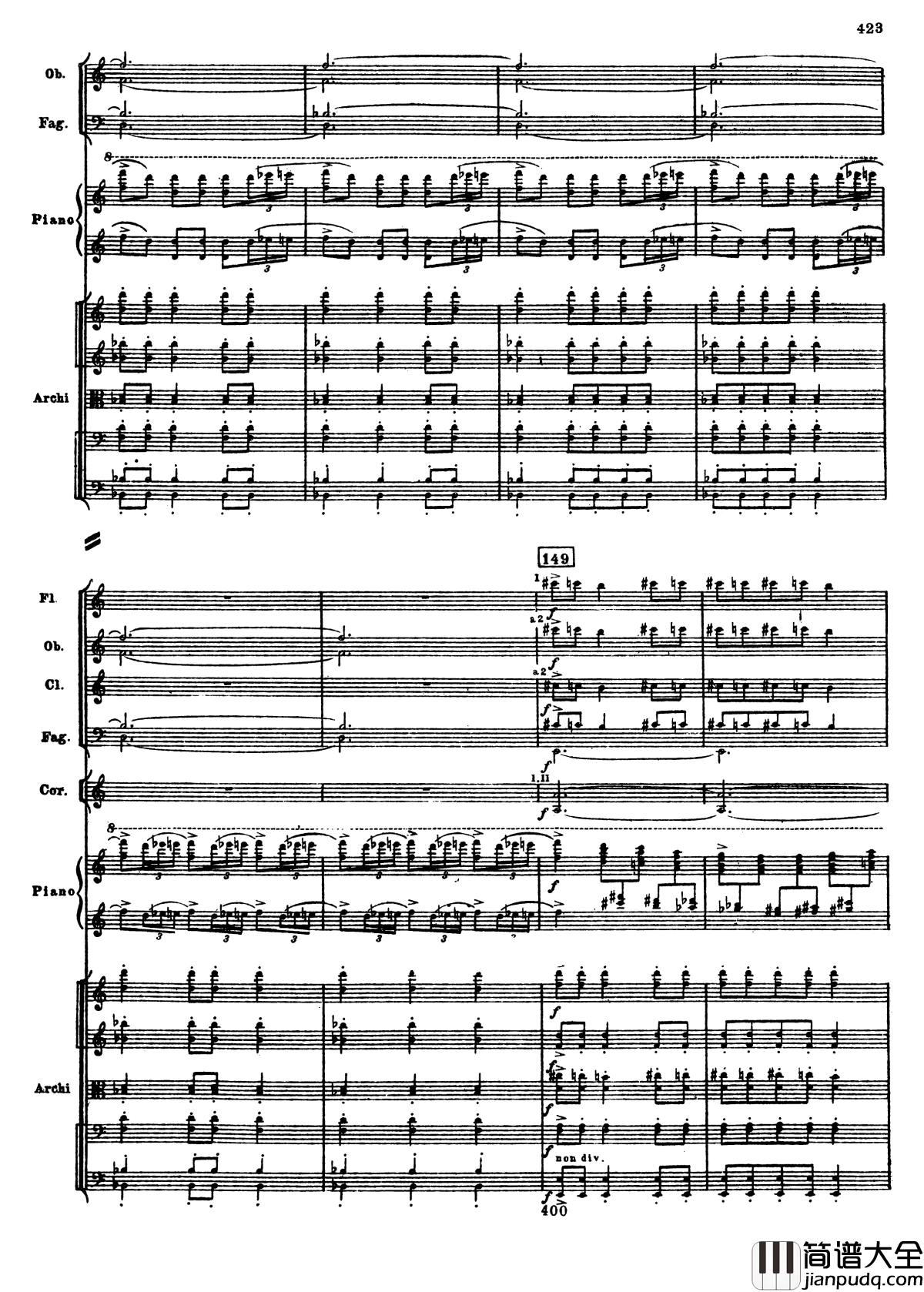 普罗科菲耶夫第三钢琴协奏曲钢琴谱_总谱_普罗科非耶夫