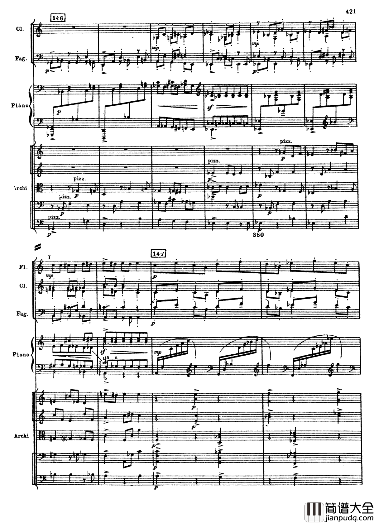 普罗科菲耶夫第三钢琴协奏曲钢琴谱_总谱_普罗科非耶夫