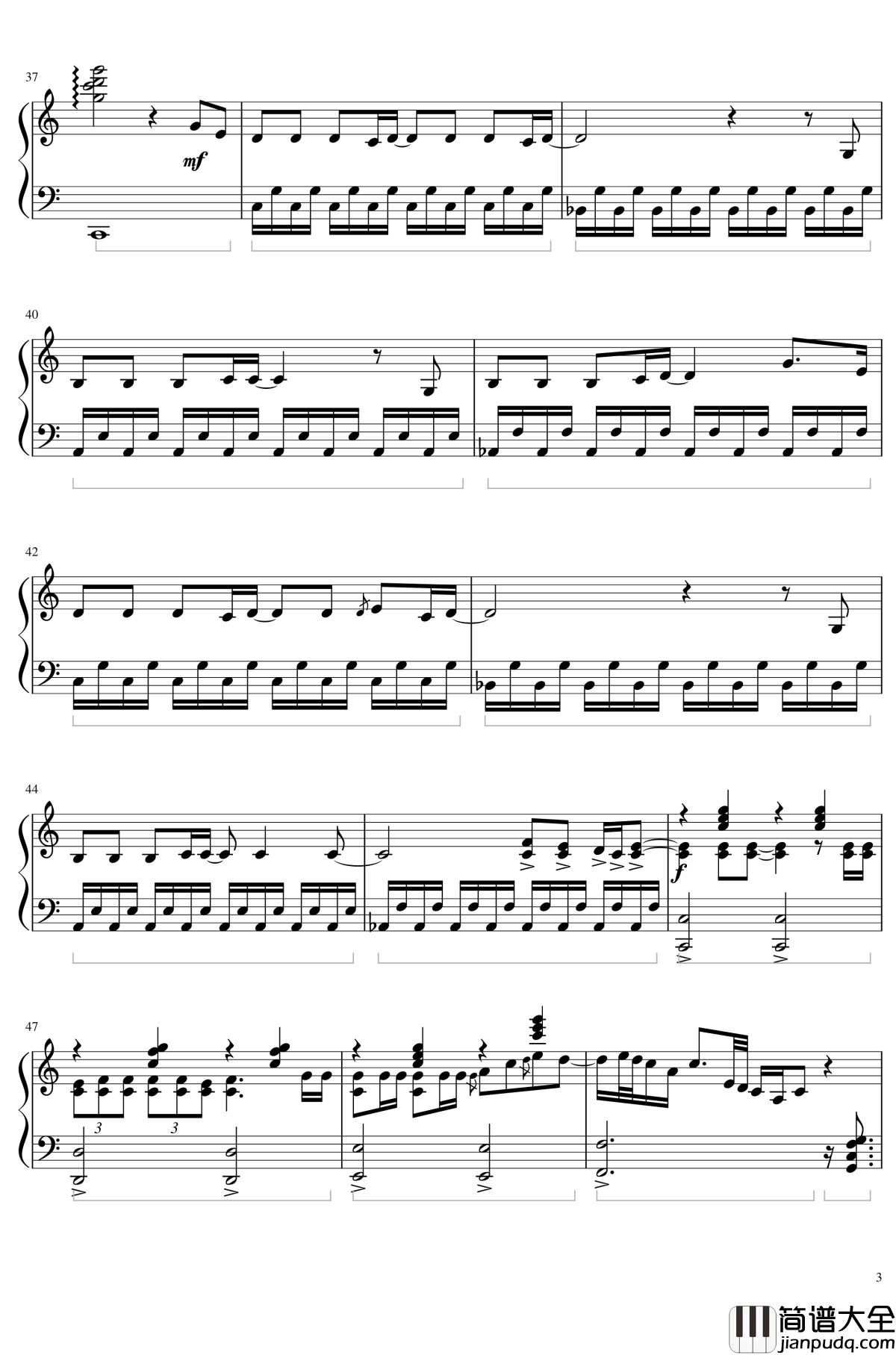 灰色钢琴谱_徐佳莹