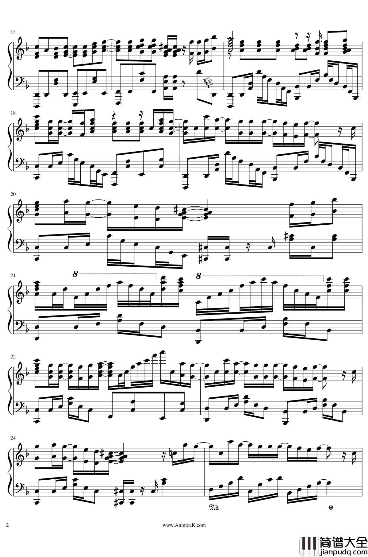 Pray钢琴谱_Satsuruku_no_Tenshi