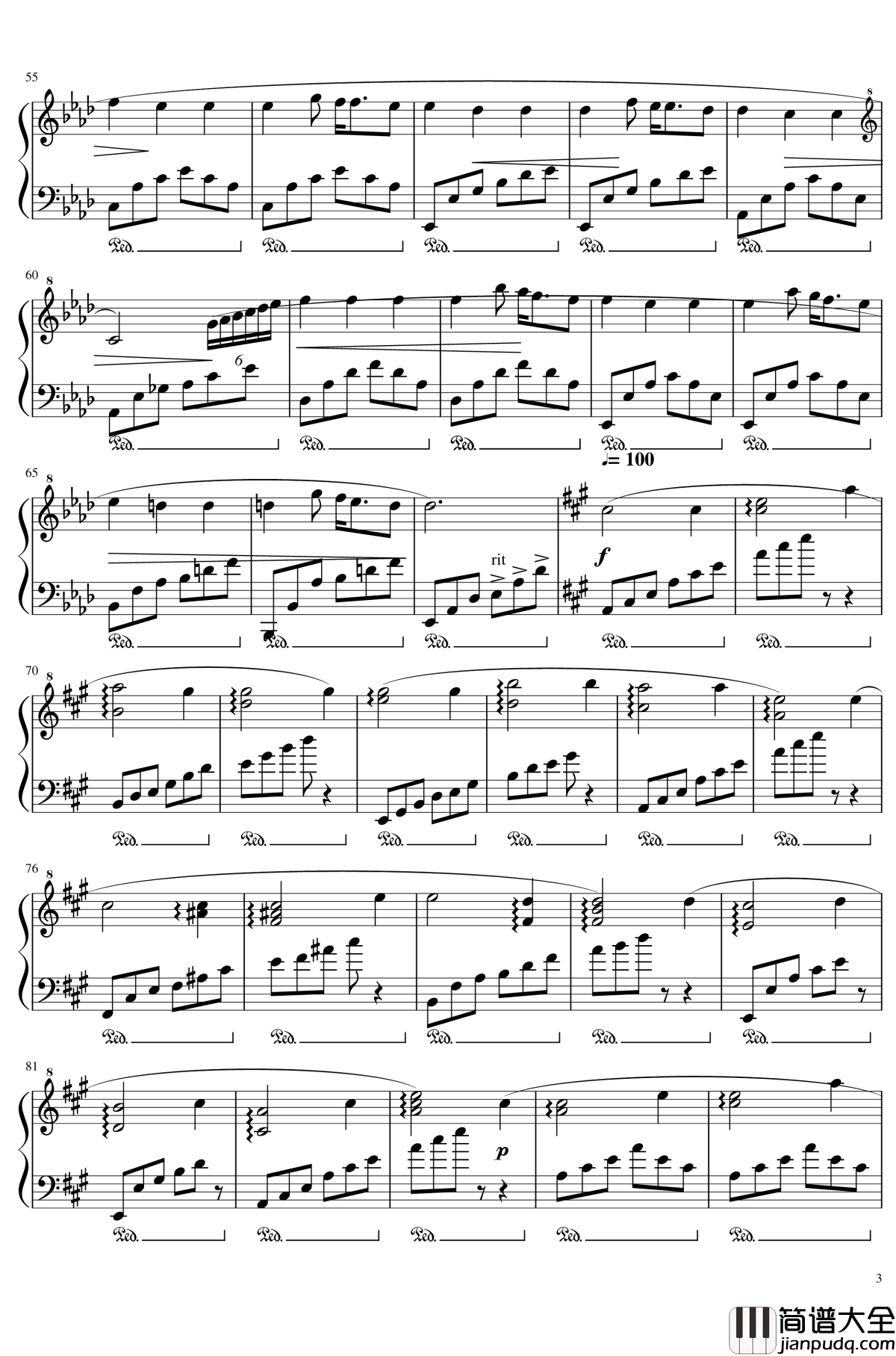 Op.4_2钢琴谱_花季少女_SunnyAK47