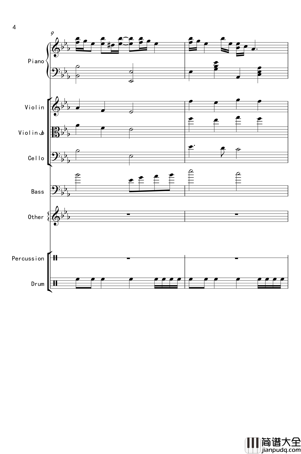 克罗地亚舞曲钢琴谱_马克西姆_Maksim·Mrvica