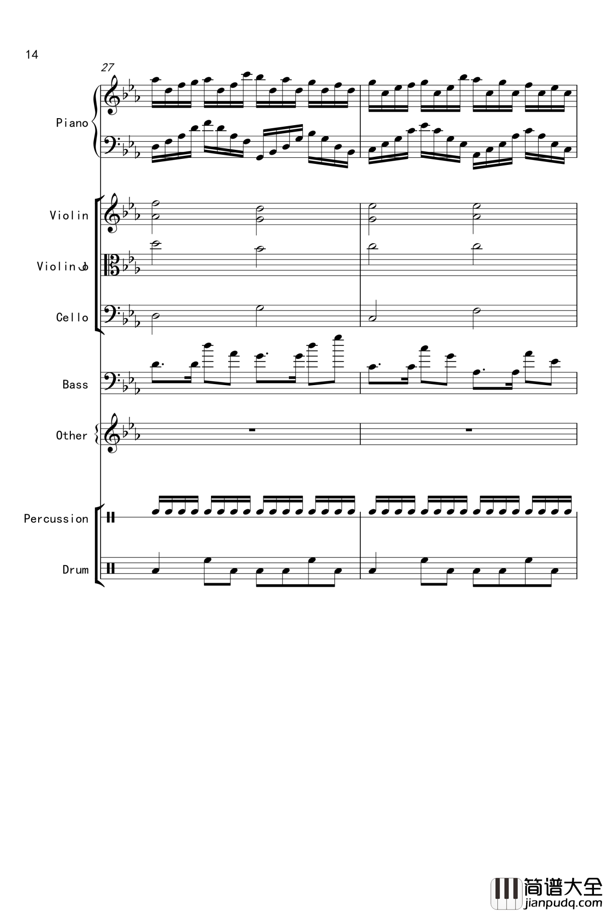 克罗地亚舞曲钢琴谱_马克西姆_Maksim·Mrvica