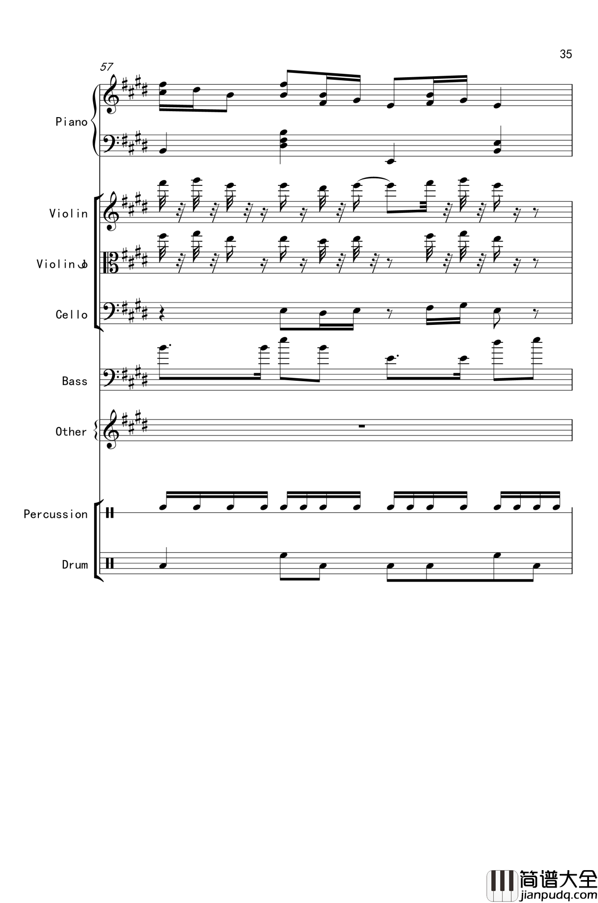 克罗地亚舞曲钢琴谱_马克西姆_Maksim·Mrvica