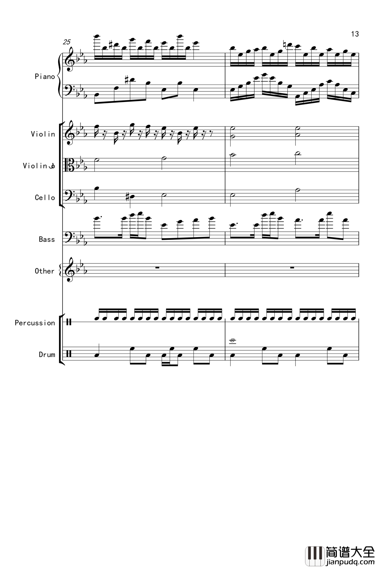 克罗地亚舞曲钢琴谱_马克西姆_Maksim·Mrvica