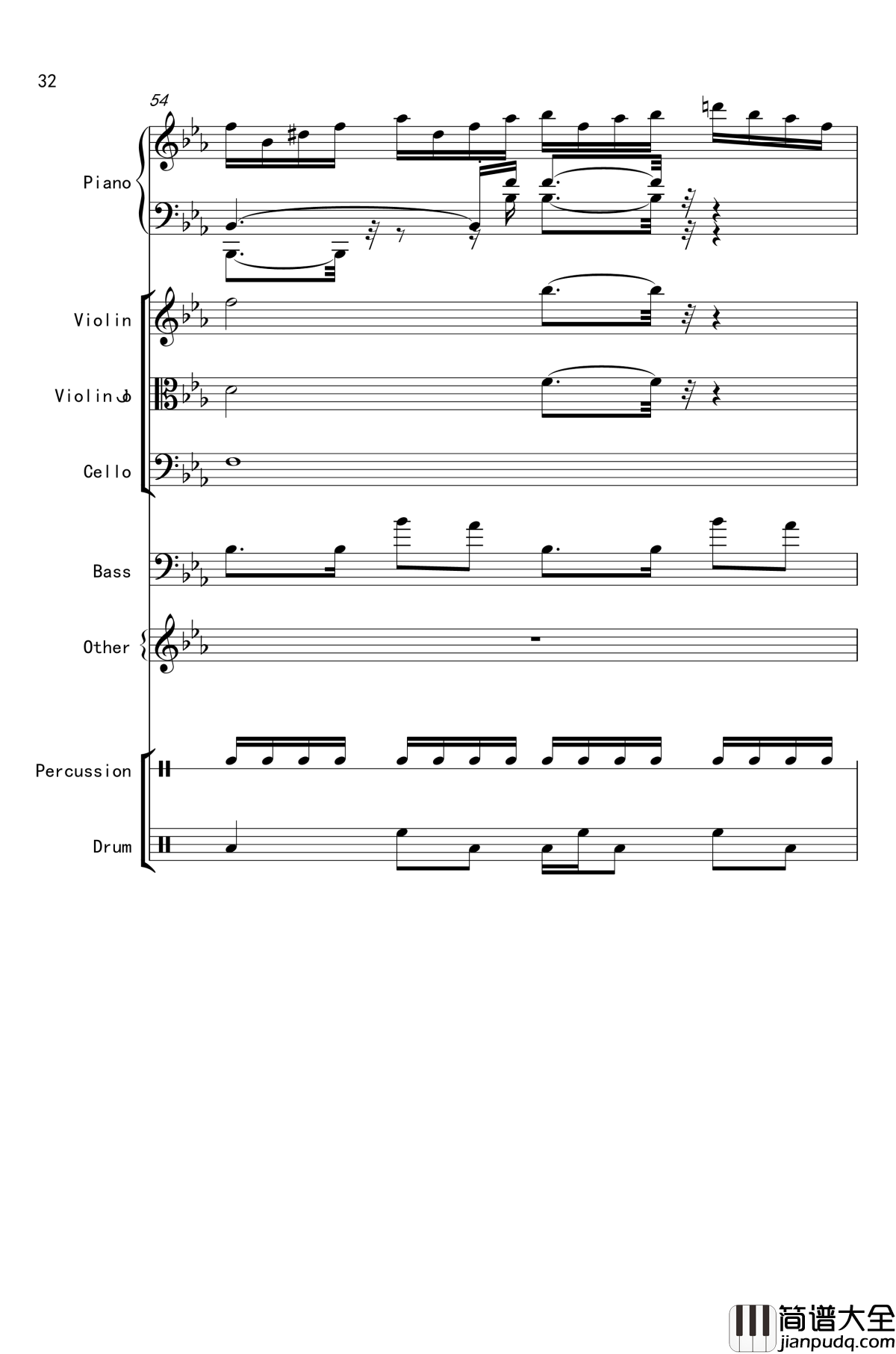 克罗地亚舞曲钢琴谱_马克西姆_Maksim·Mrvica