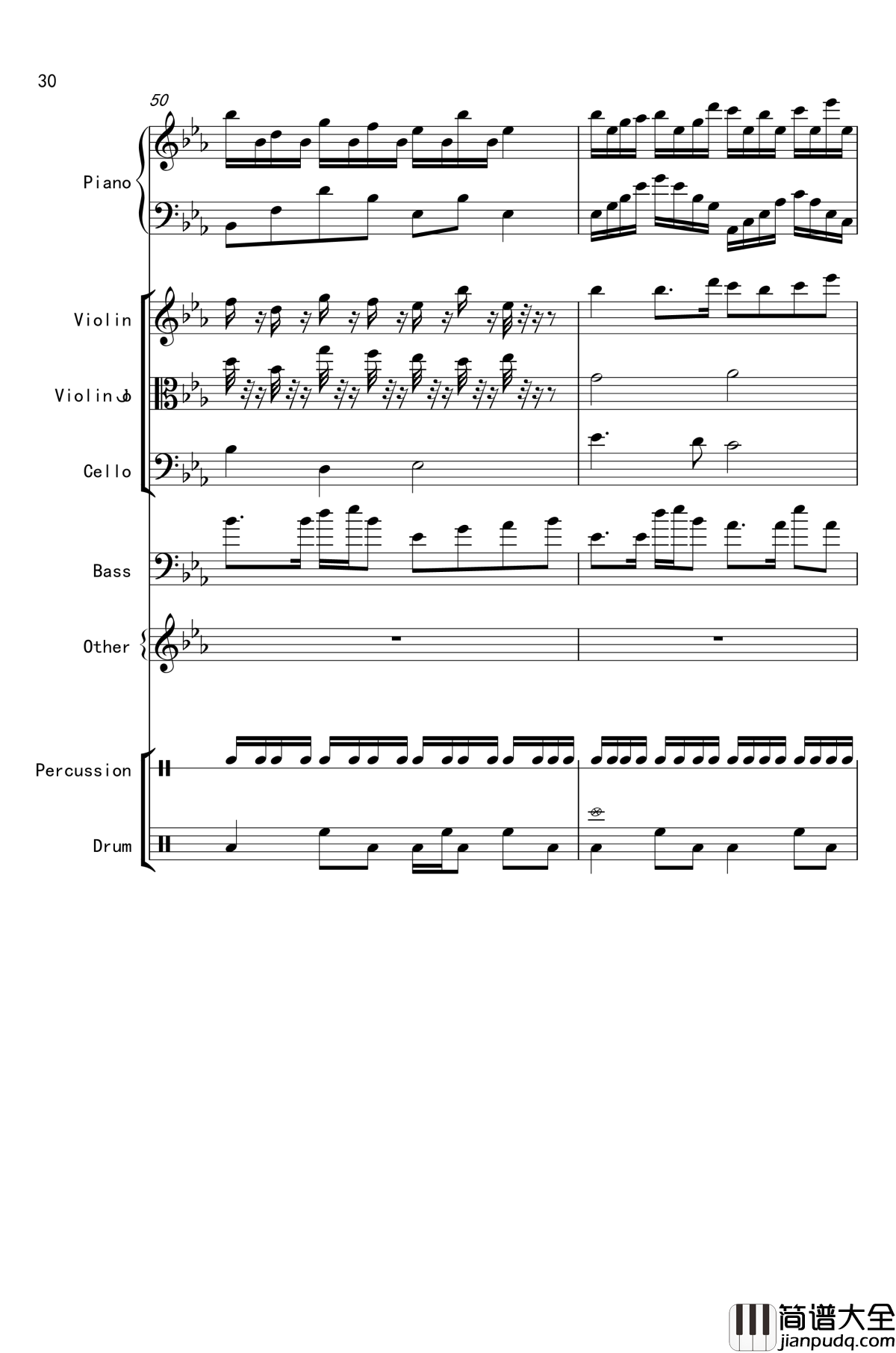 克罗地亚舞曲钢琴谱_马克西姆_Maksim·Mrvica