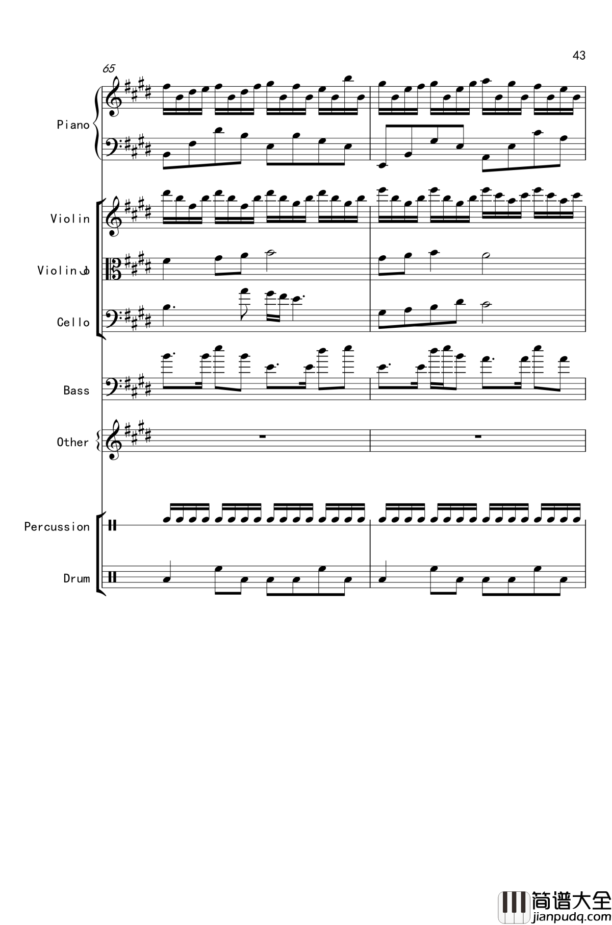 克罗地亚舞曲钢琴谱_马克西姆_Maksim·Mrvica