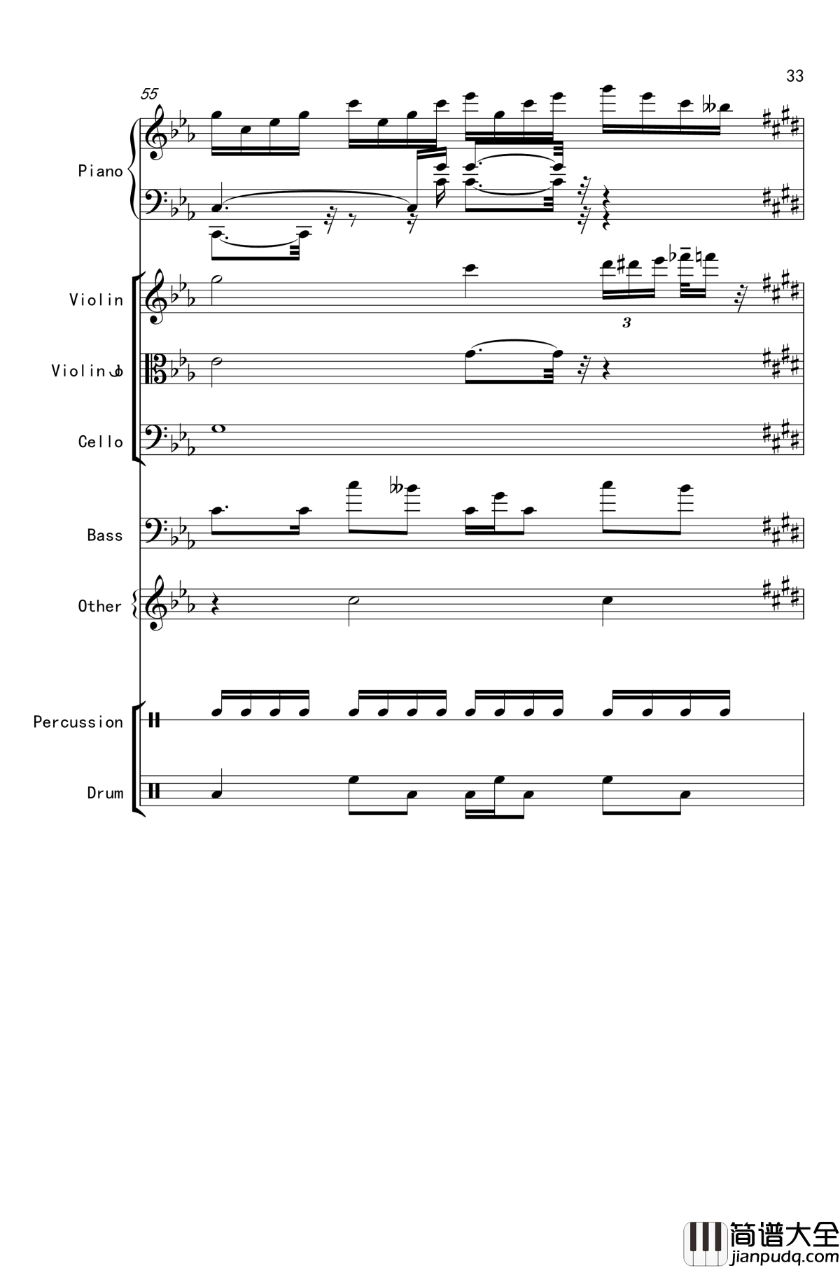 克罗地亚舞曲钢琴谱_马克西姆_Maksim·Mrvica