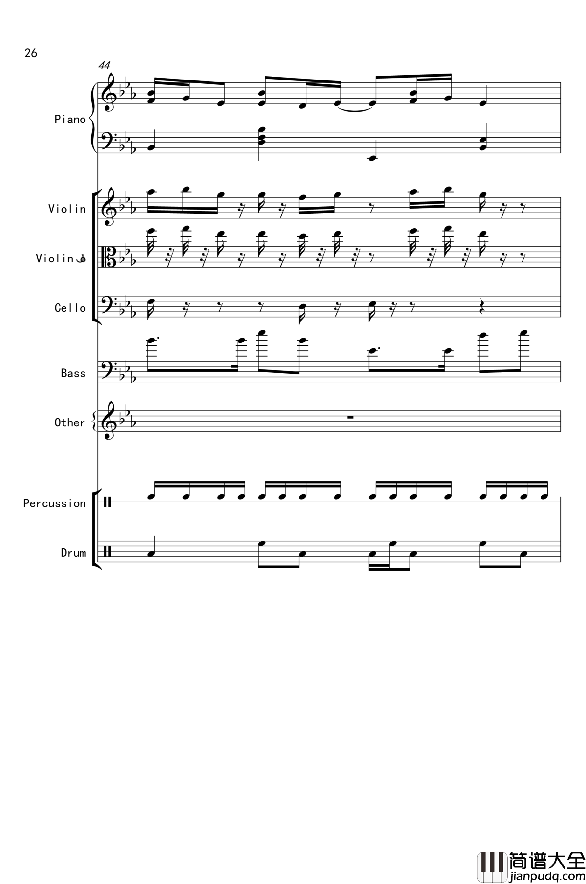 克罗地亚舞曲钢琴谱_马克西姆_Maksim·Mrvica