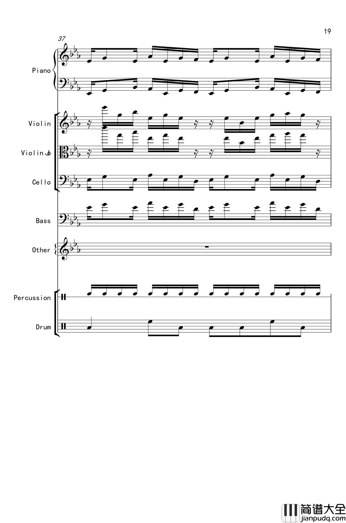 克罗地亚舞曲钢琴谱_马克西姆_Maksim·Mrvica